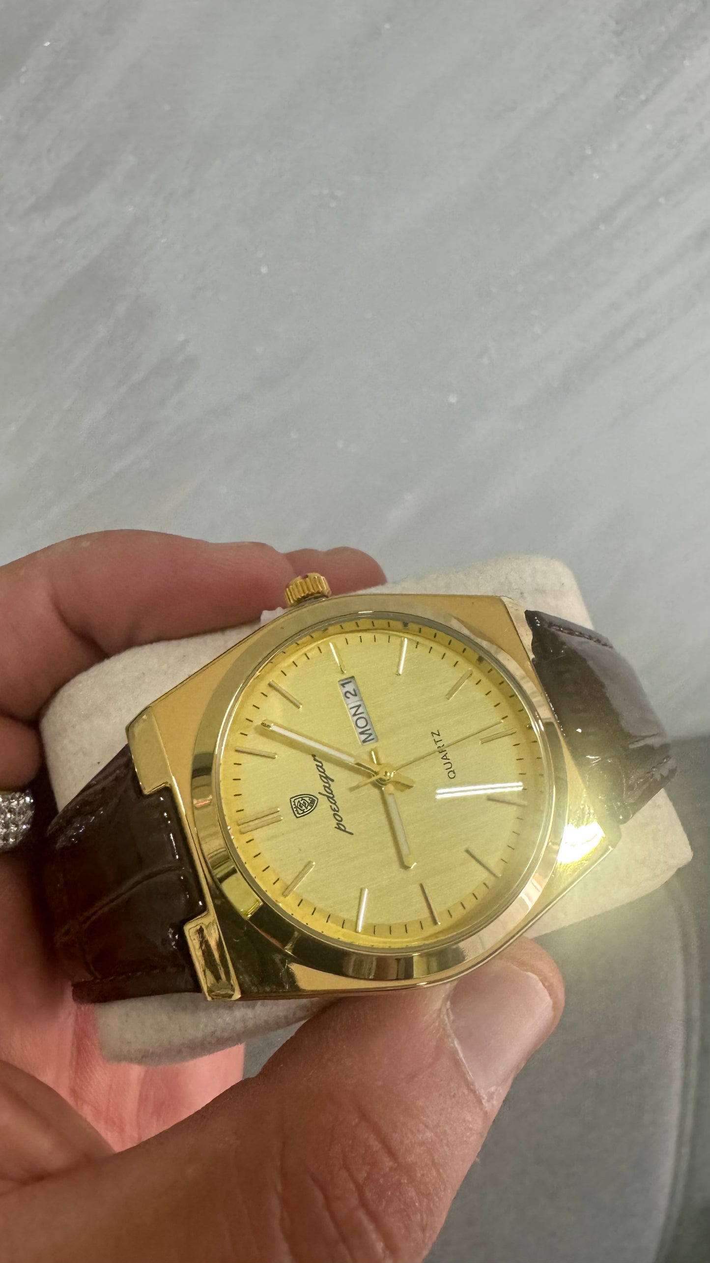 Orologio acciaio oro *33