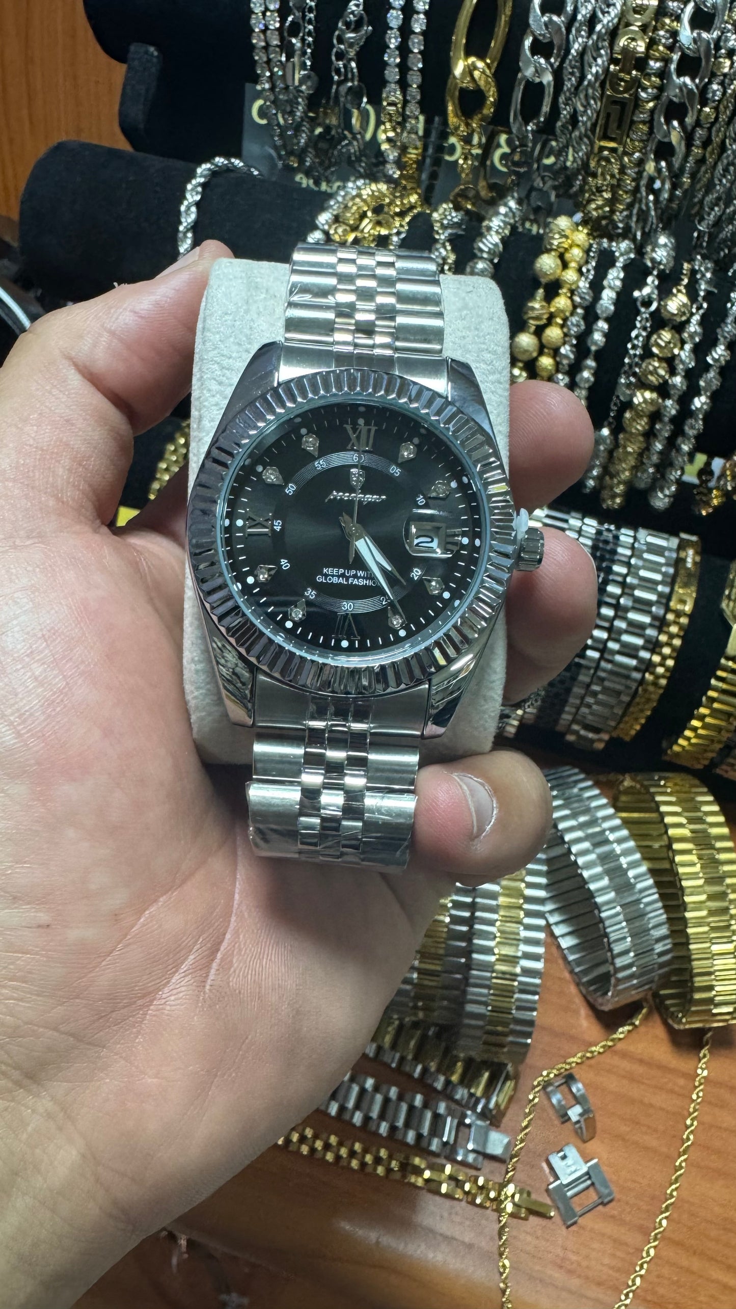 Orologio acciaio argento *21