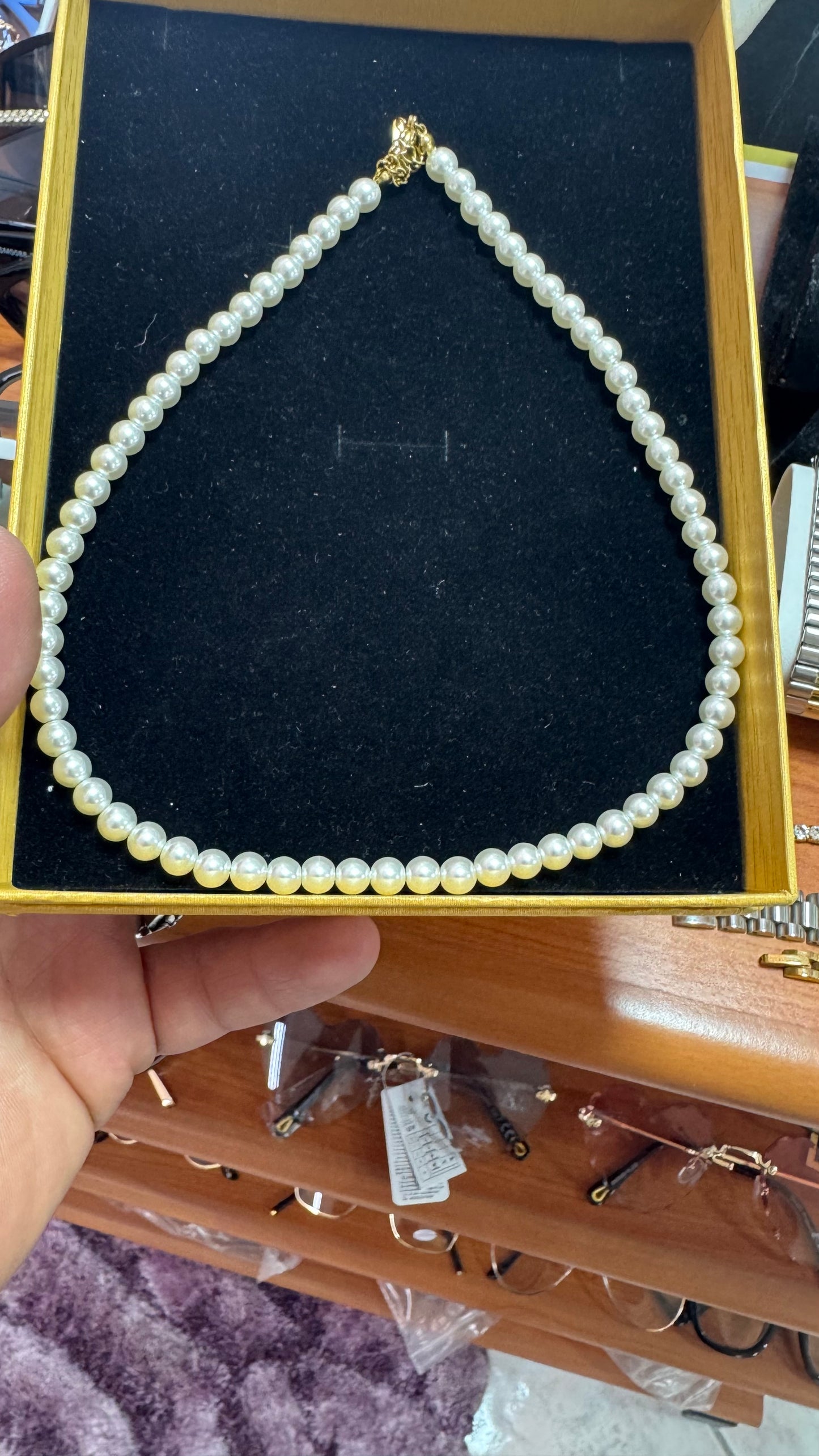 Girocollo perla acciaio *239