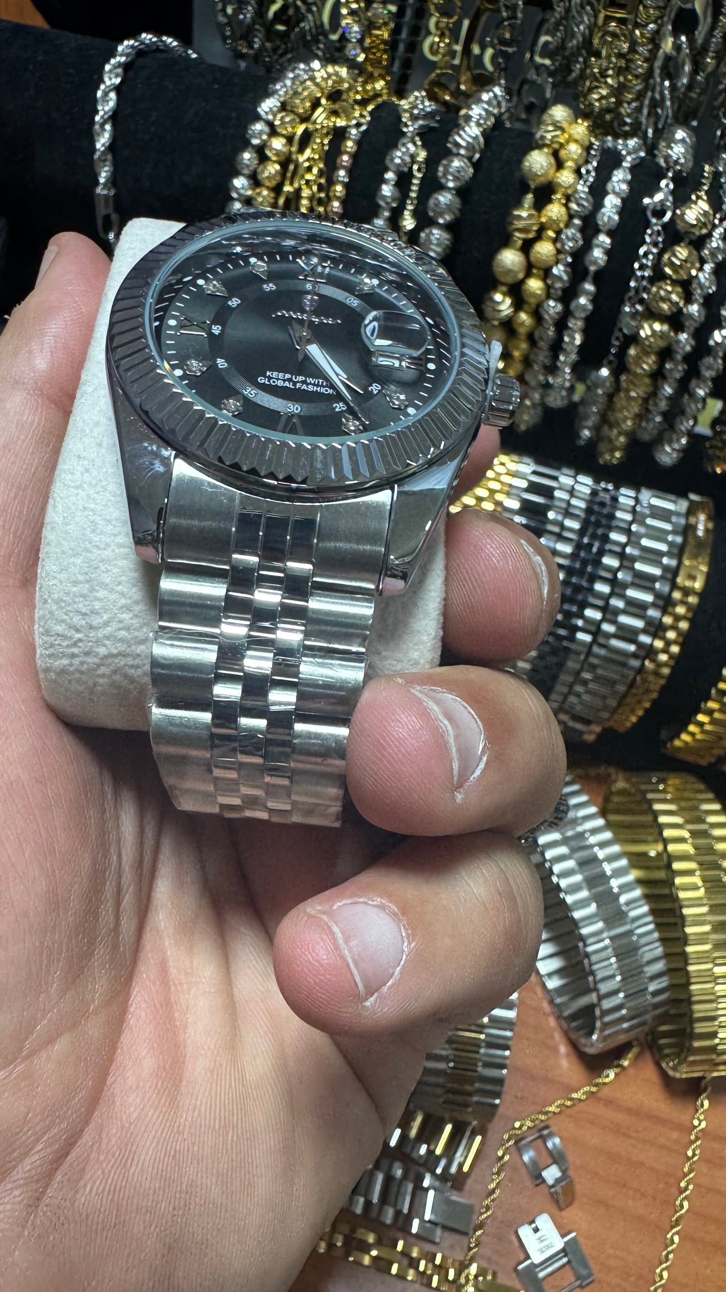 Orologio acciaio argento *21