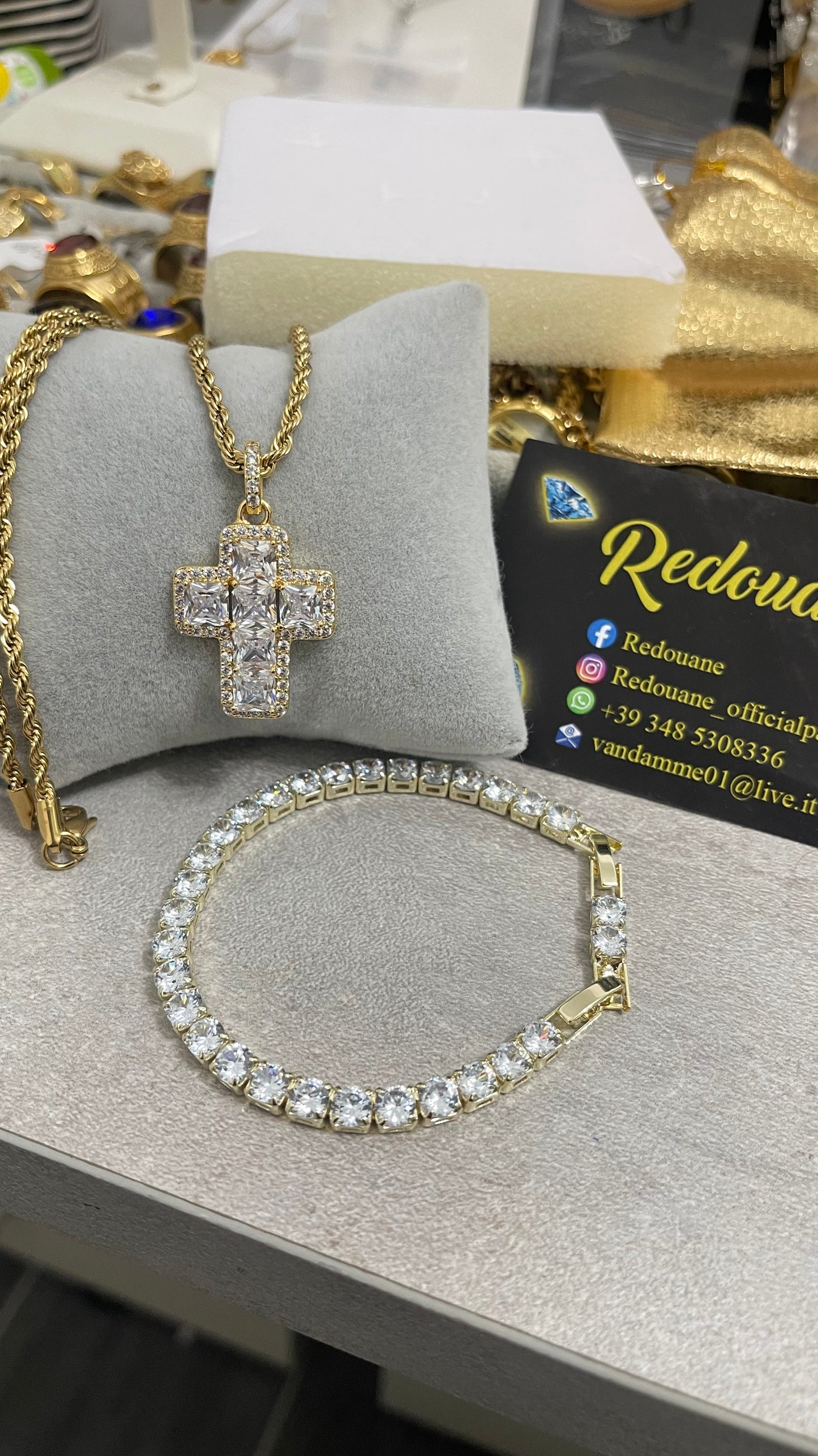 Combo kit acciaio oro *89