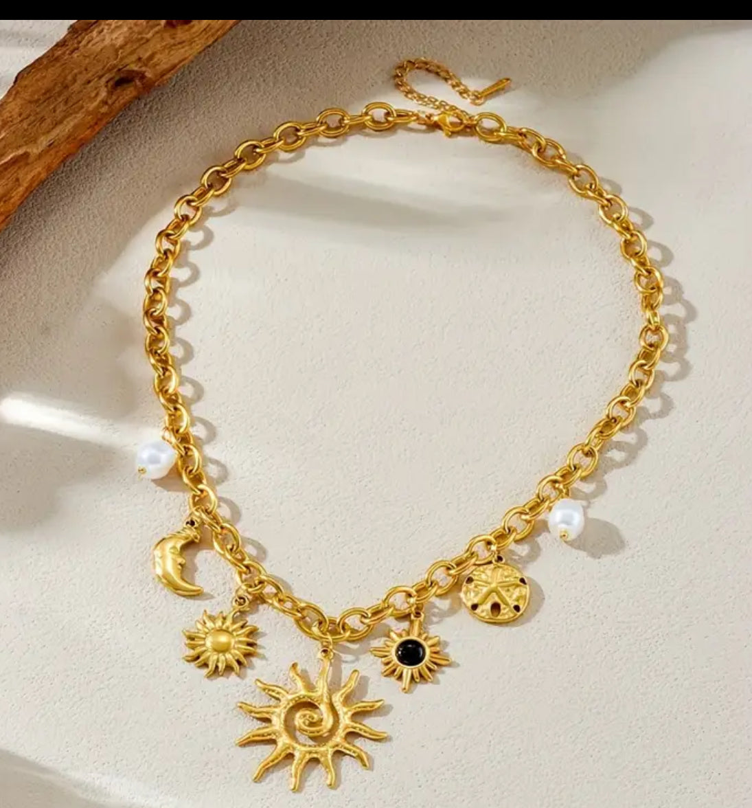 Collana girocollo sole *3