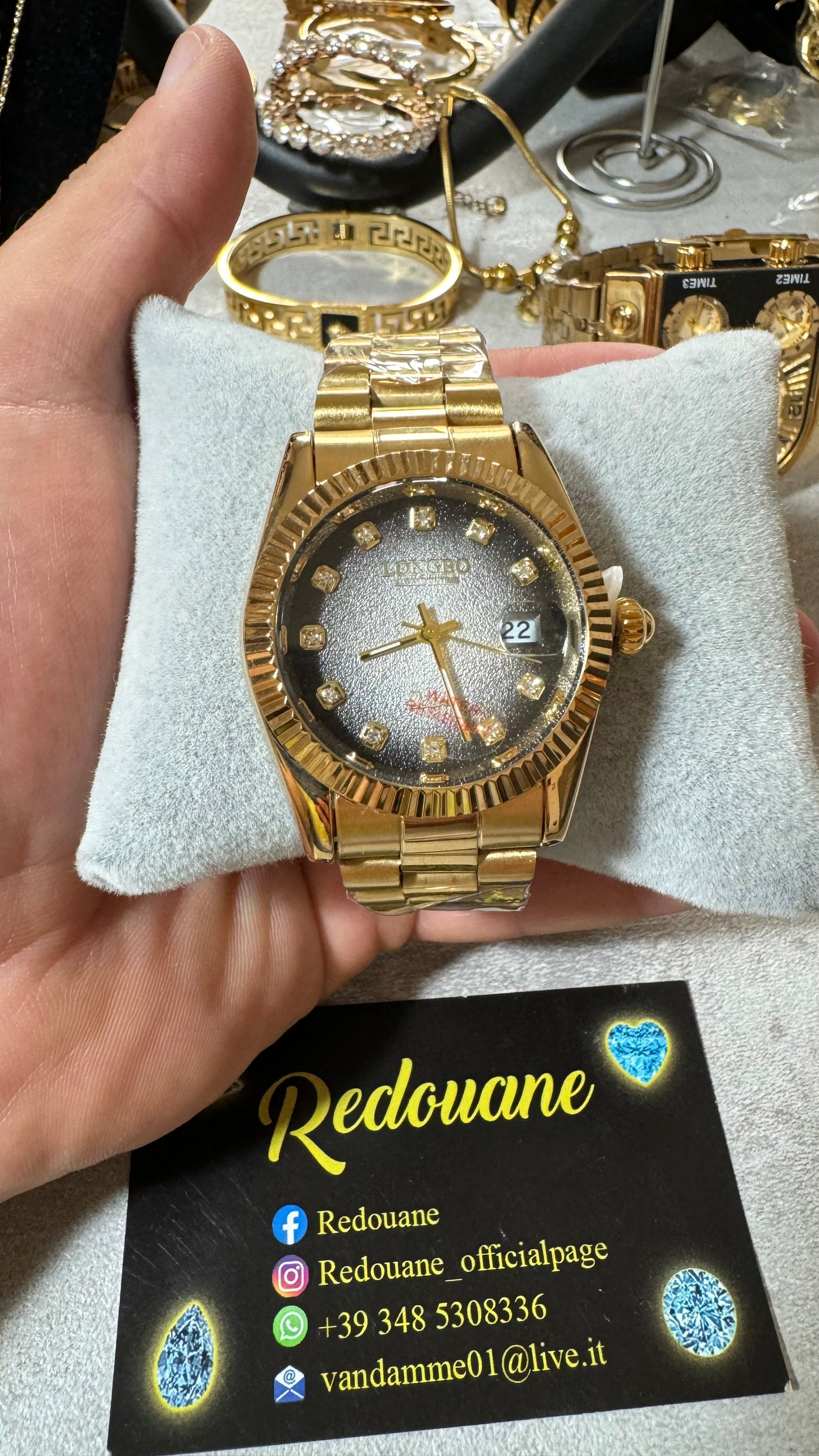 Orologio unisex oro acciaio *04