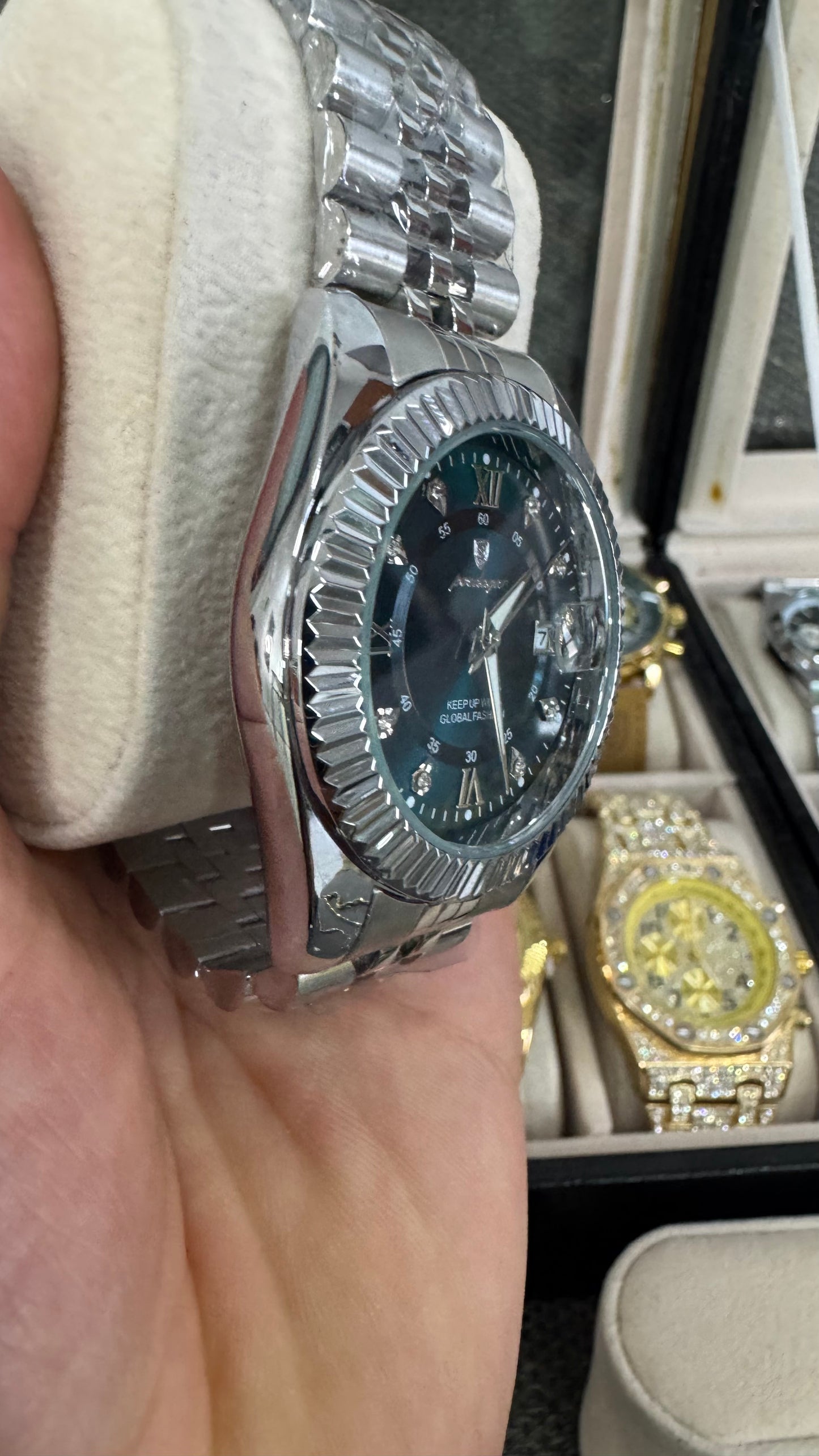 Orologio acciaio argento *21