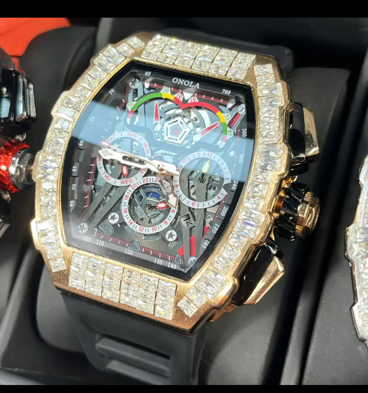 Orologio acciaio oro automatico*34