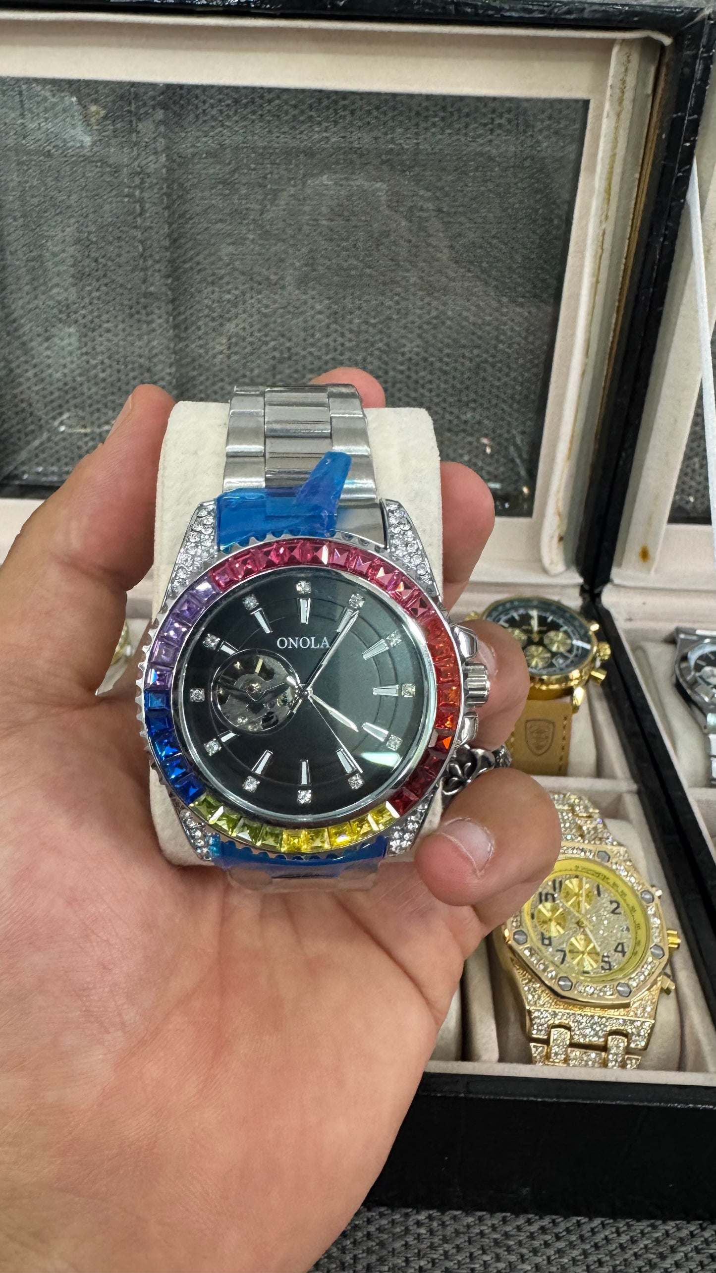 Orologio acciaio argento automatico *29