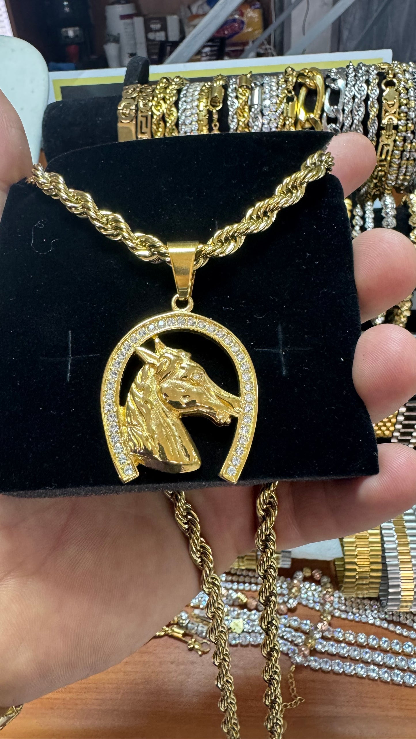 Combo kit oro acciaio cavallo*54