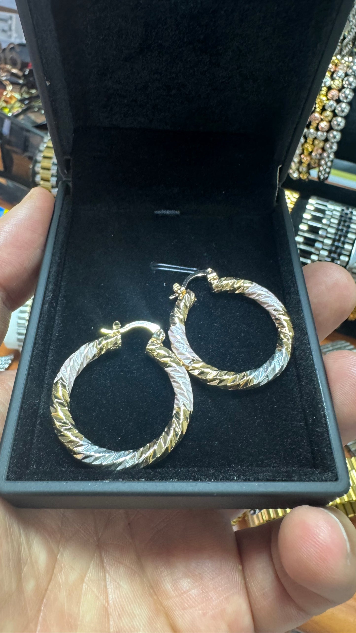 Orecchini intrecciati donna *42