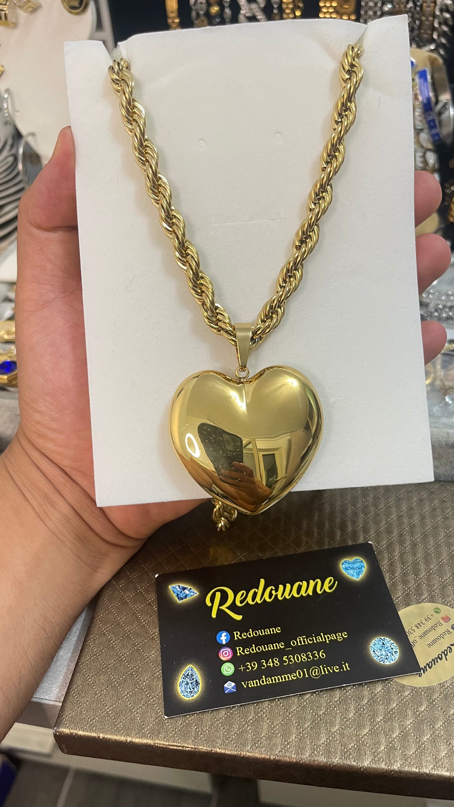 Collana con cuore gigante *49