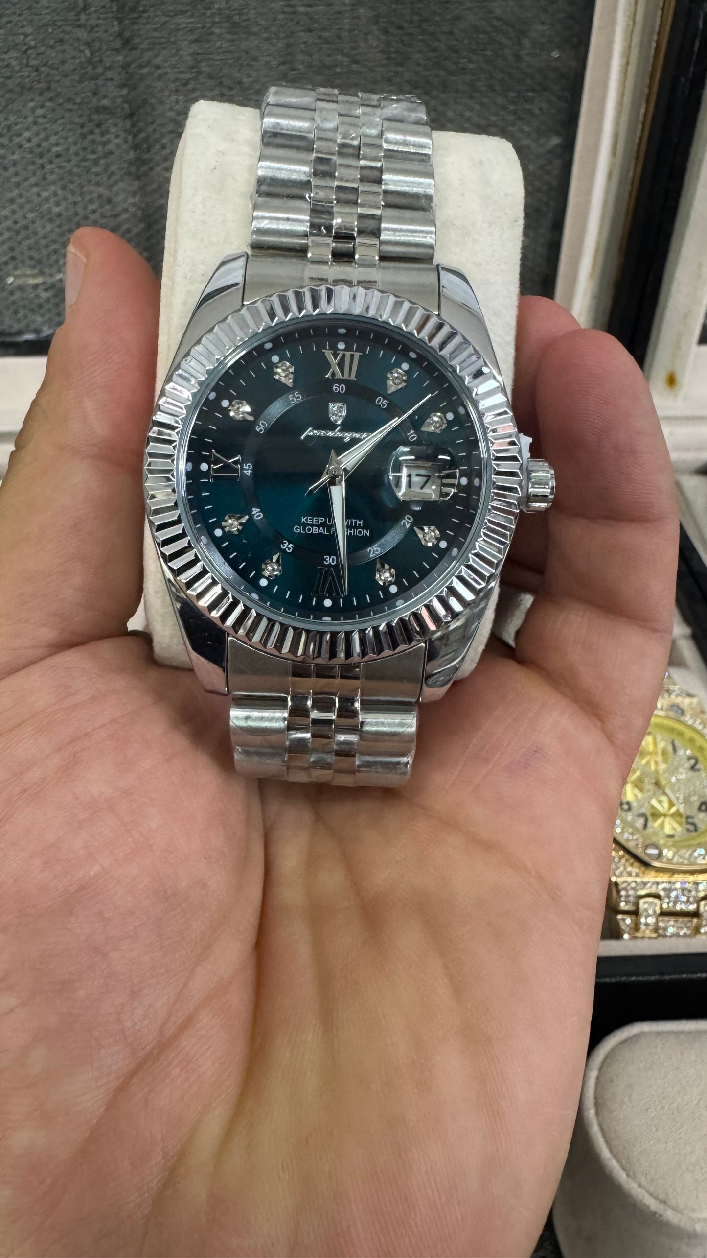 Orologio acciaio argento *21