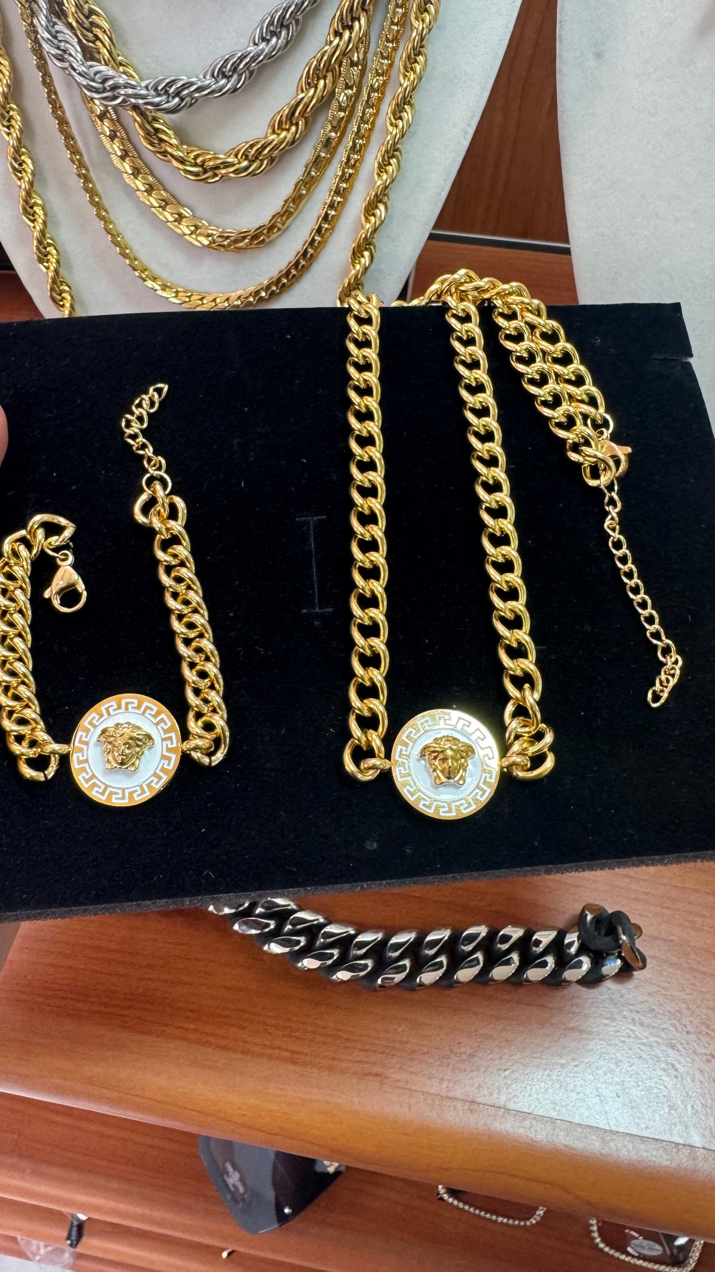 Combo kit medusa oro acciaio *59