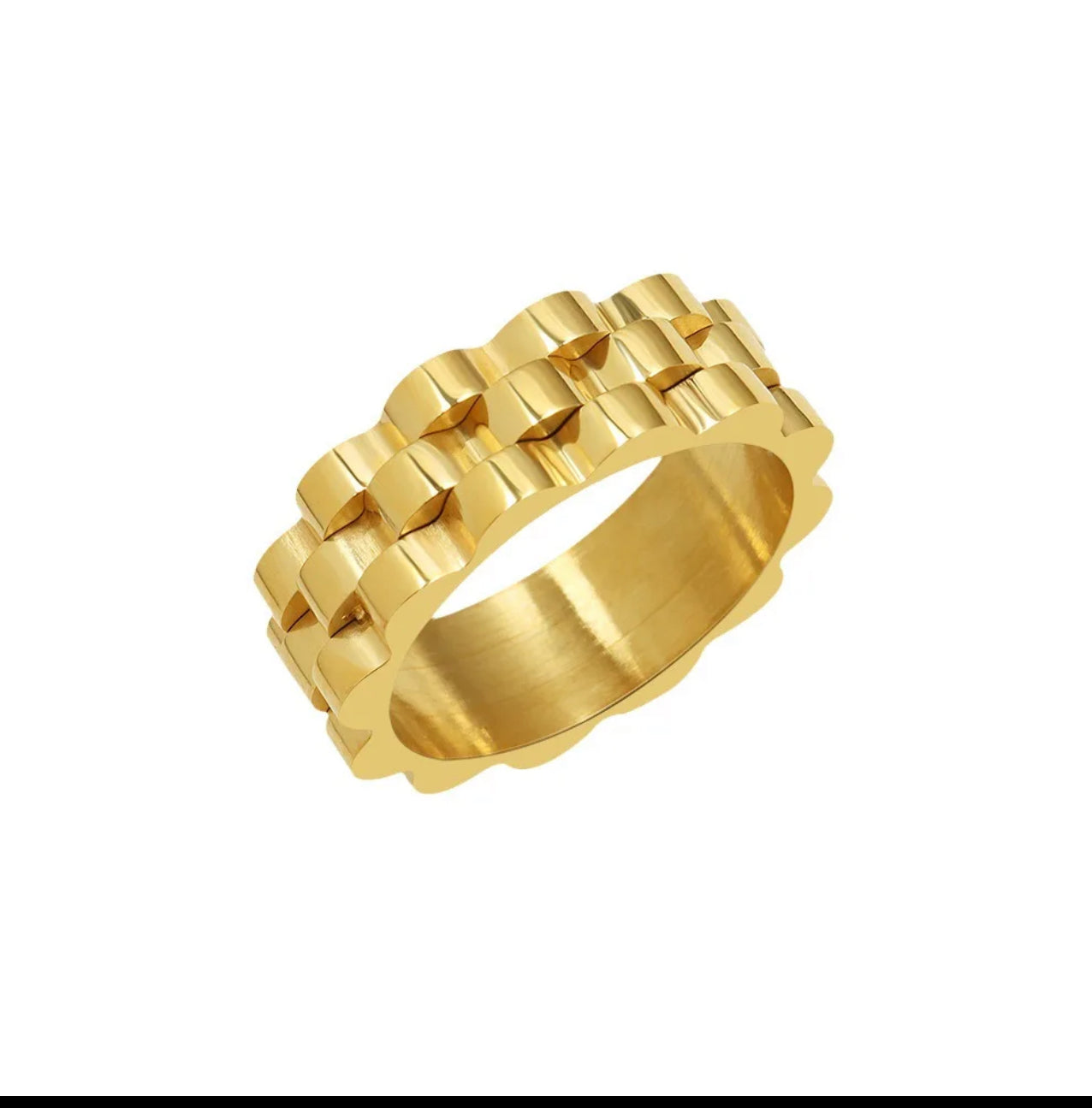 Anello acciaio unisex *10