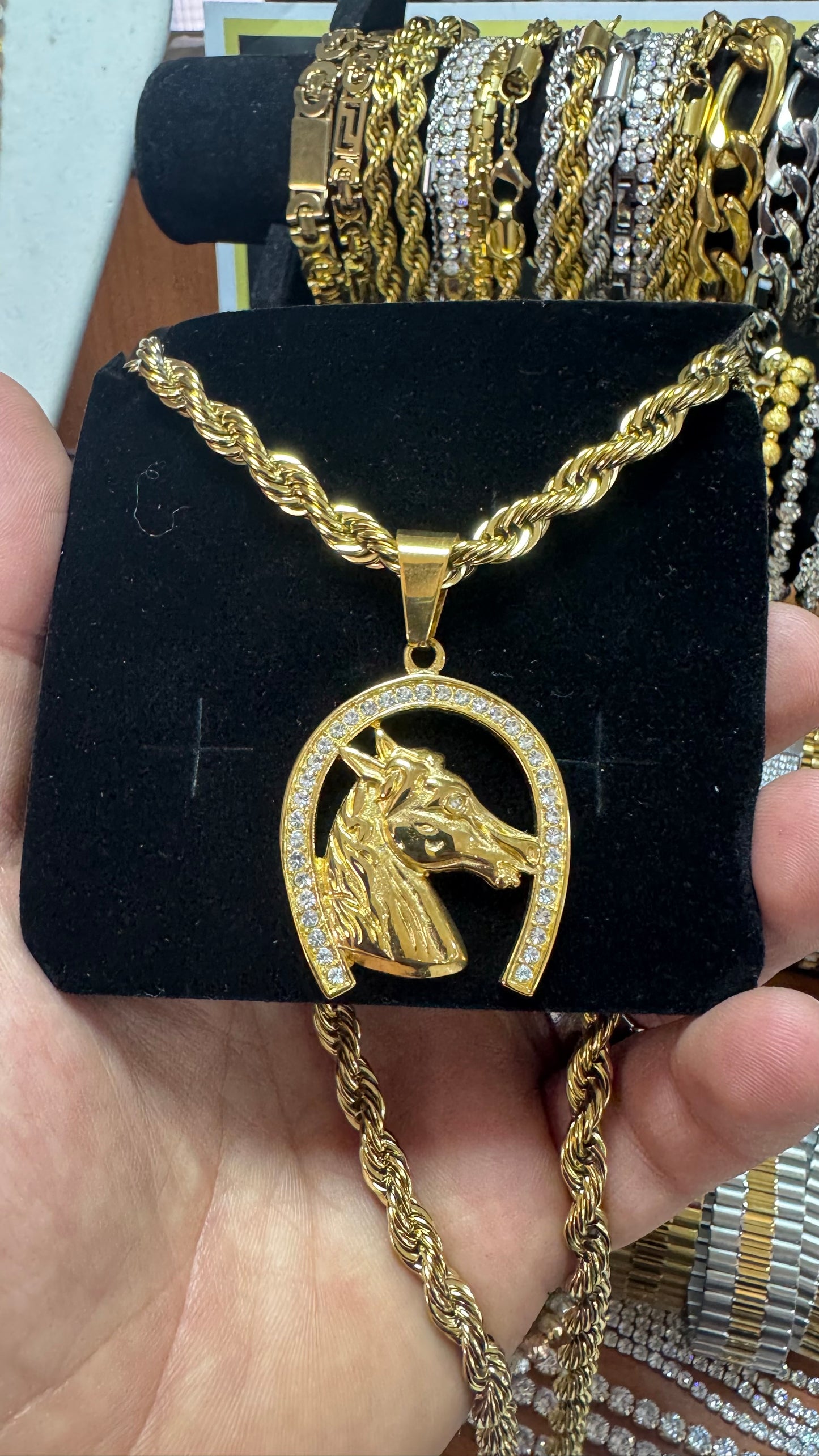 Combo kit oro acciaio cavallo*54