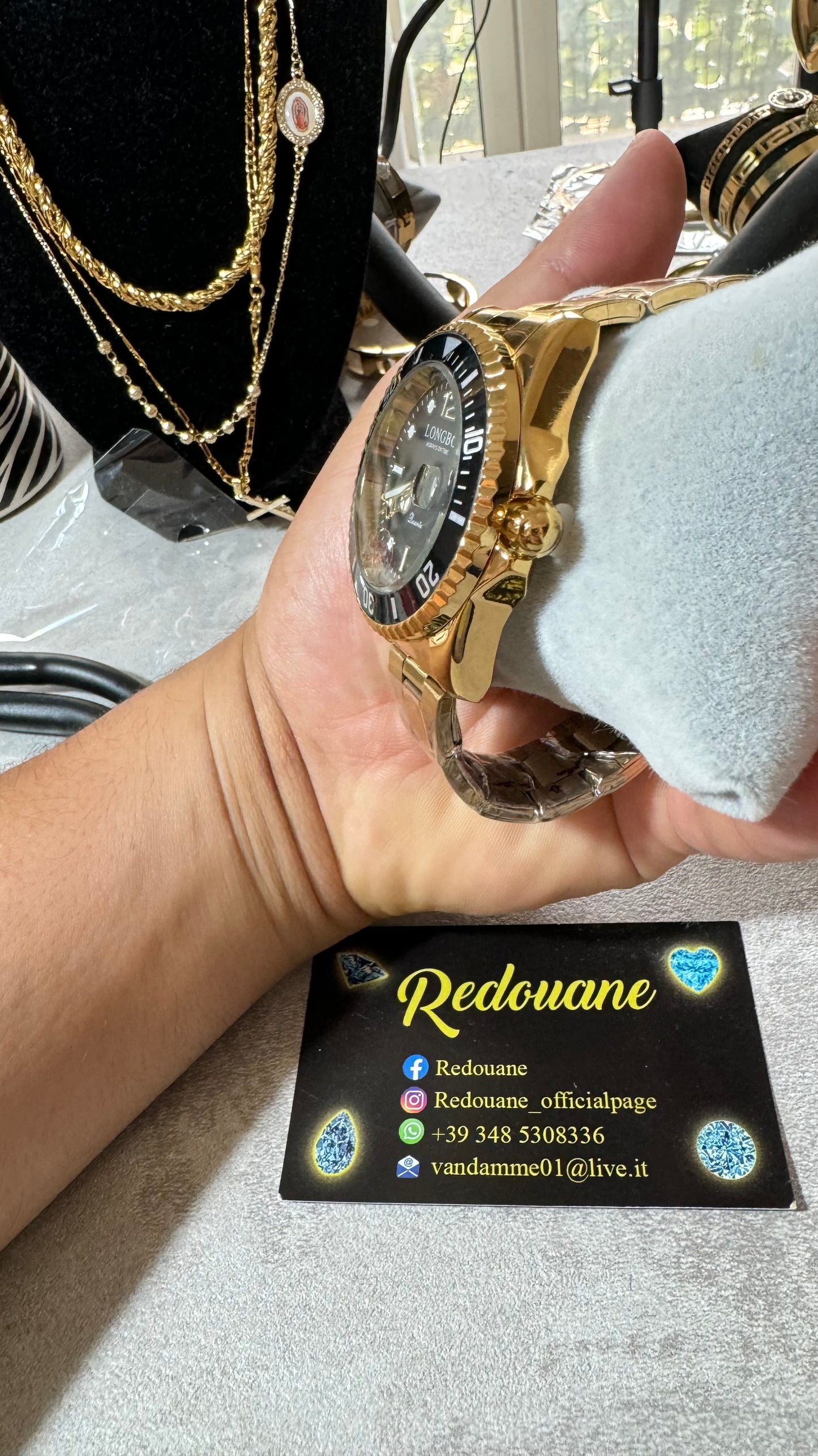 Orologio acciaio oro *06
