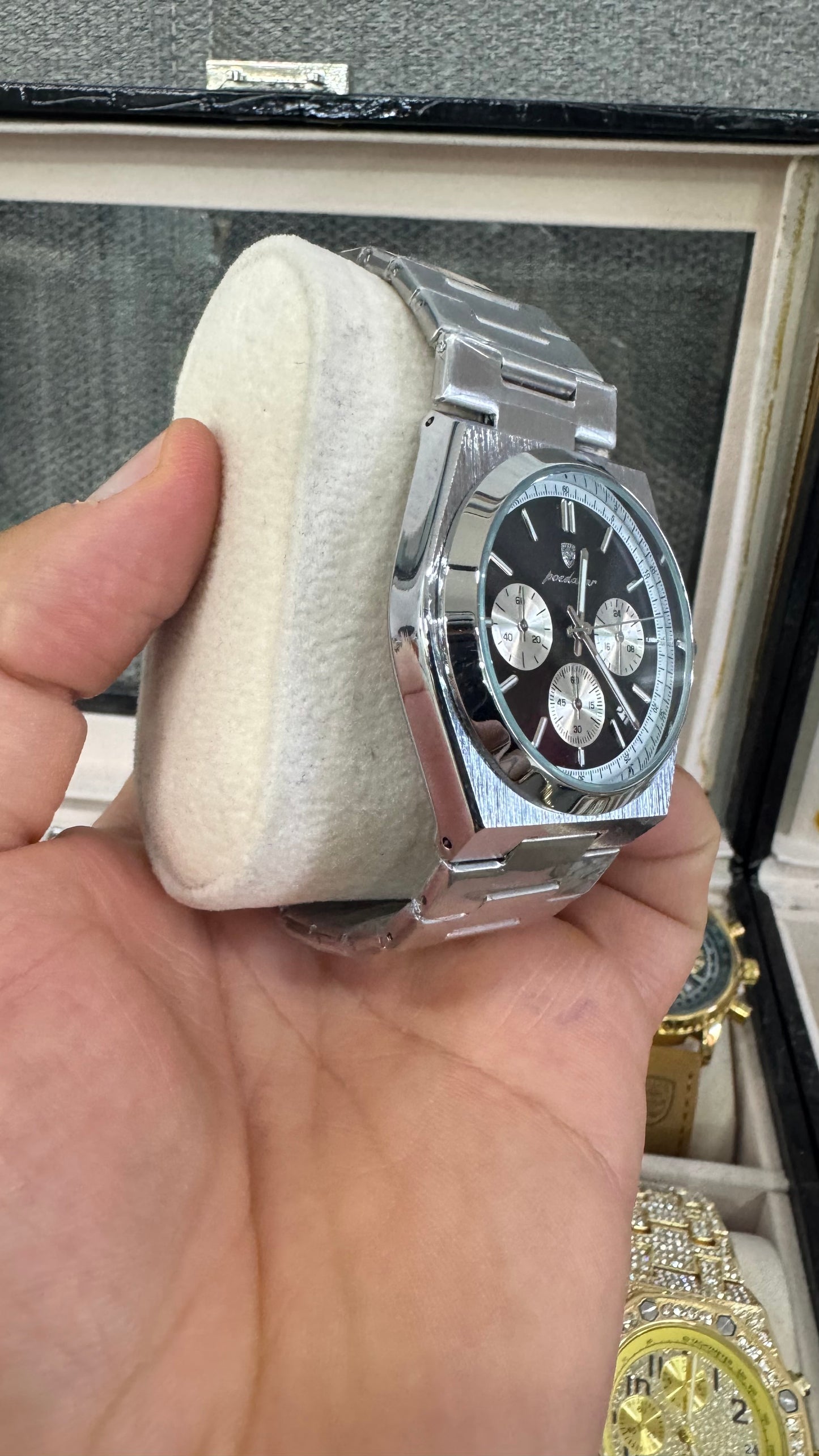 Orologio acciaio argento *23