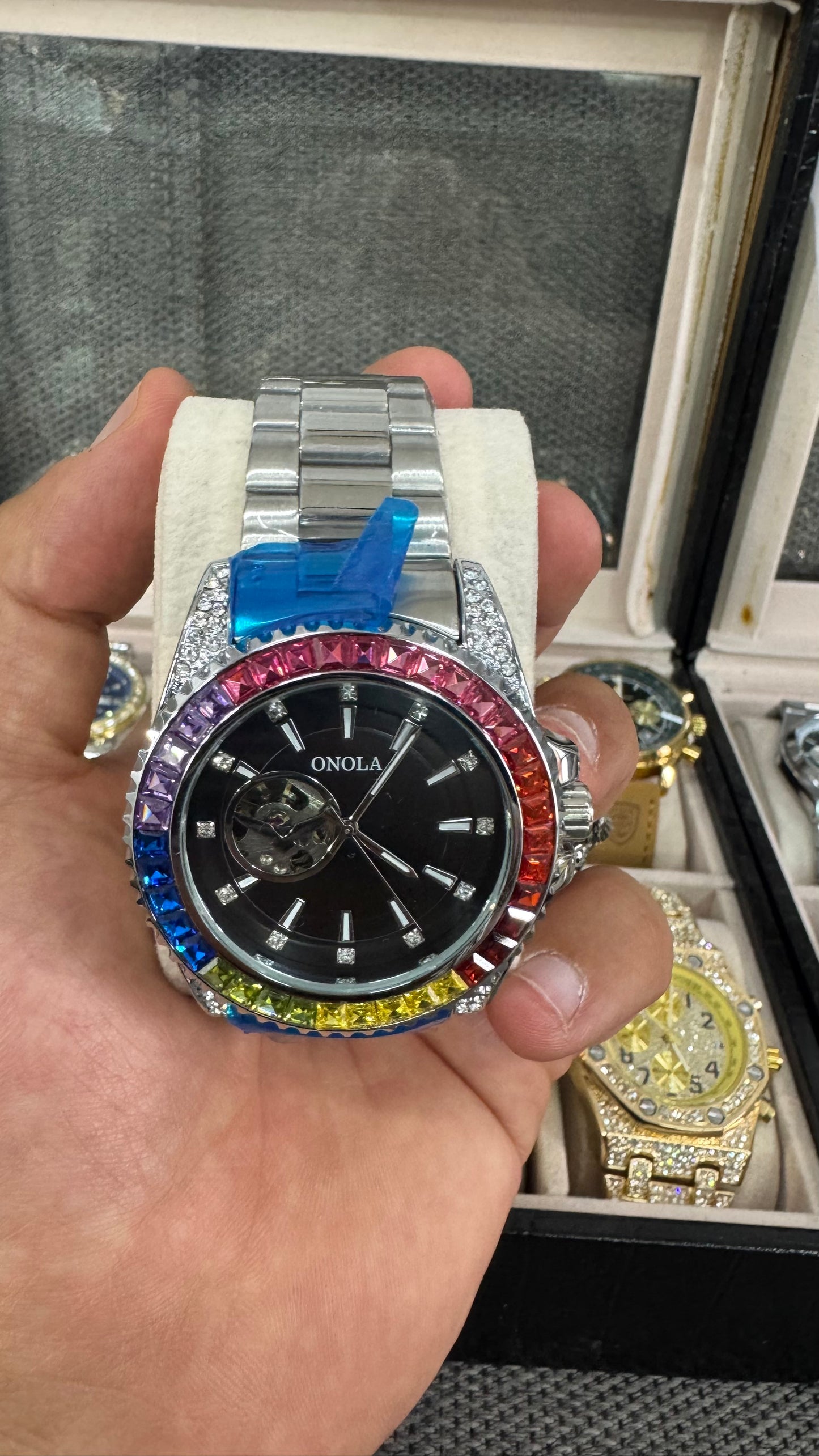 Orologio acciaio argento automatico *29