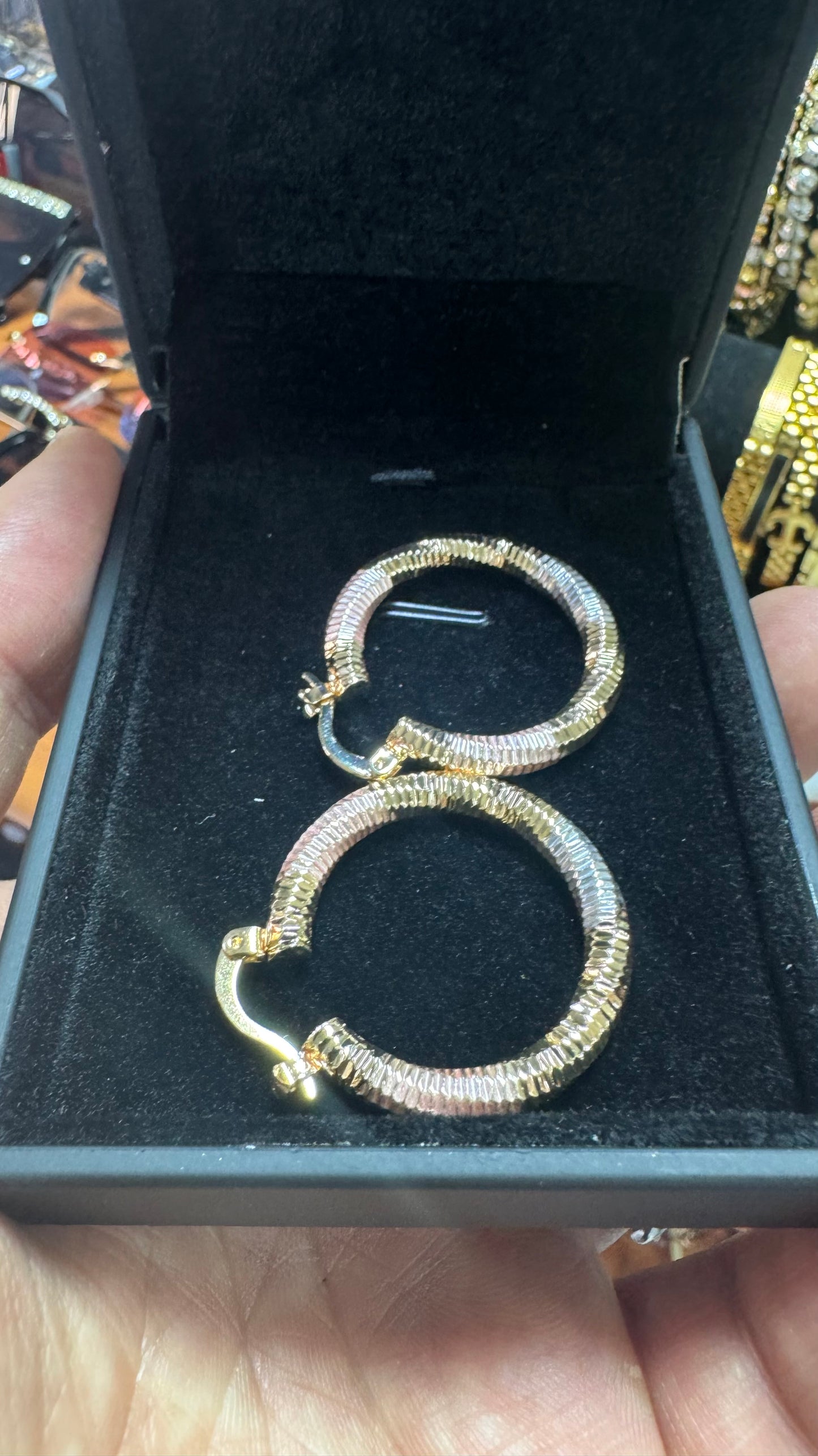 Orecchini intrecciati donna *40