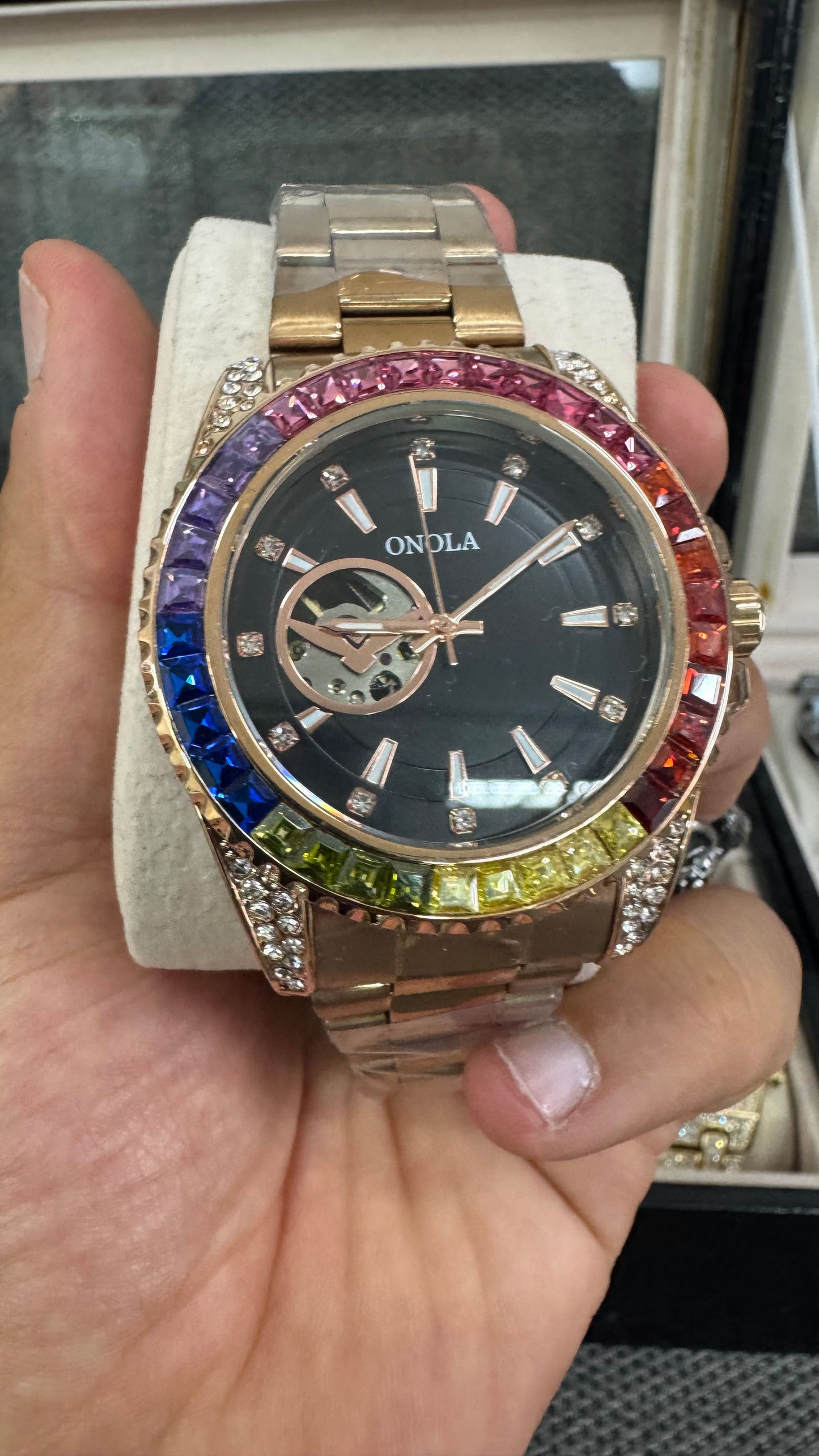 Orologio acciaio oro Rose*22