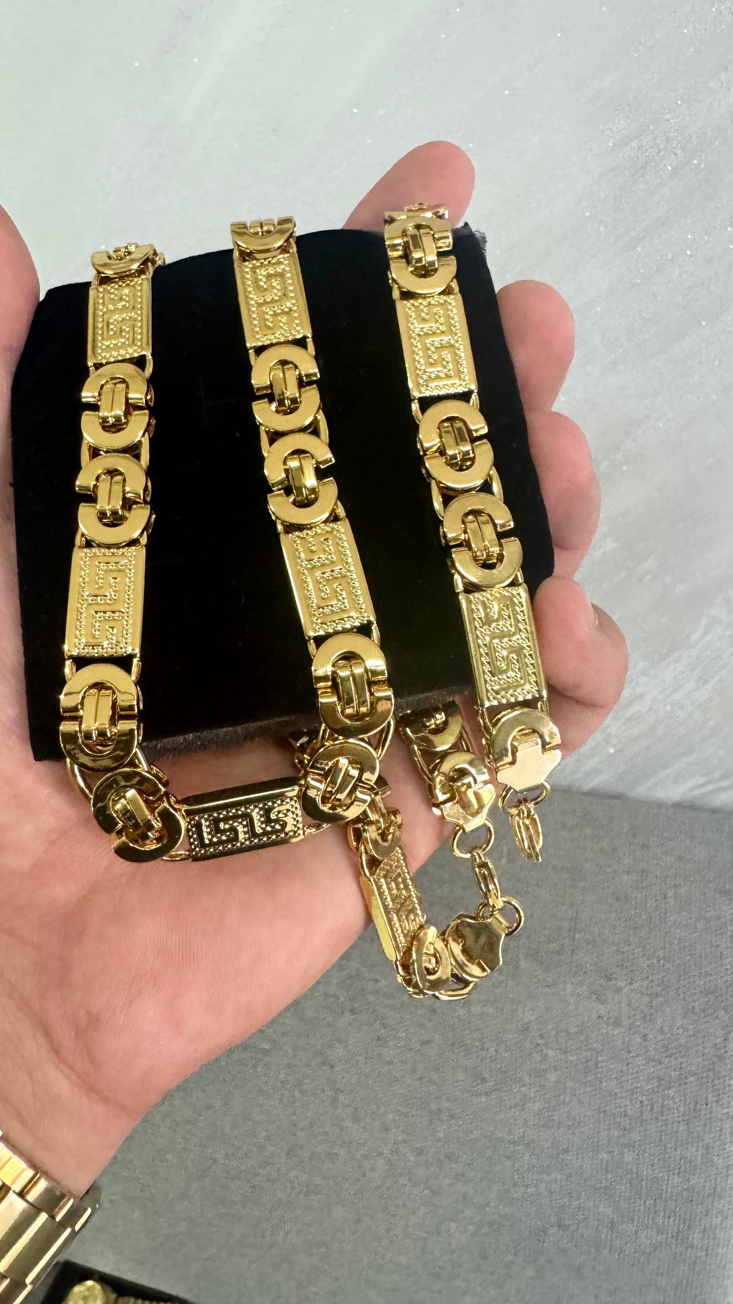 Combo Kit acciaio oro Greca *111