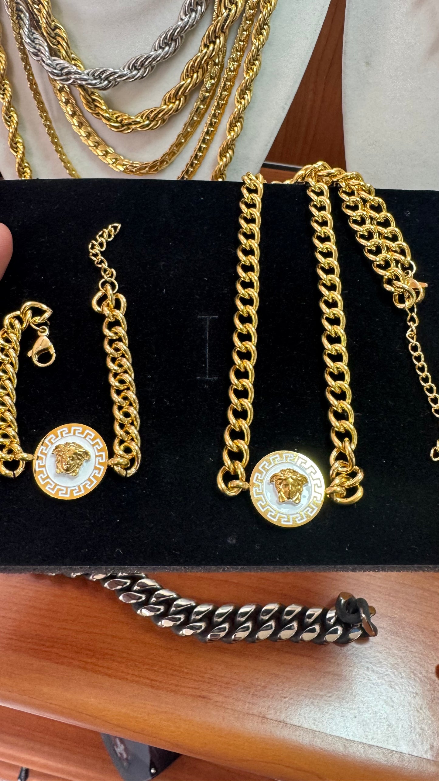 Combo kit medusa oro acciaio *59