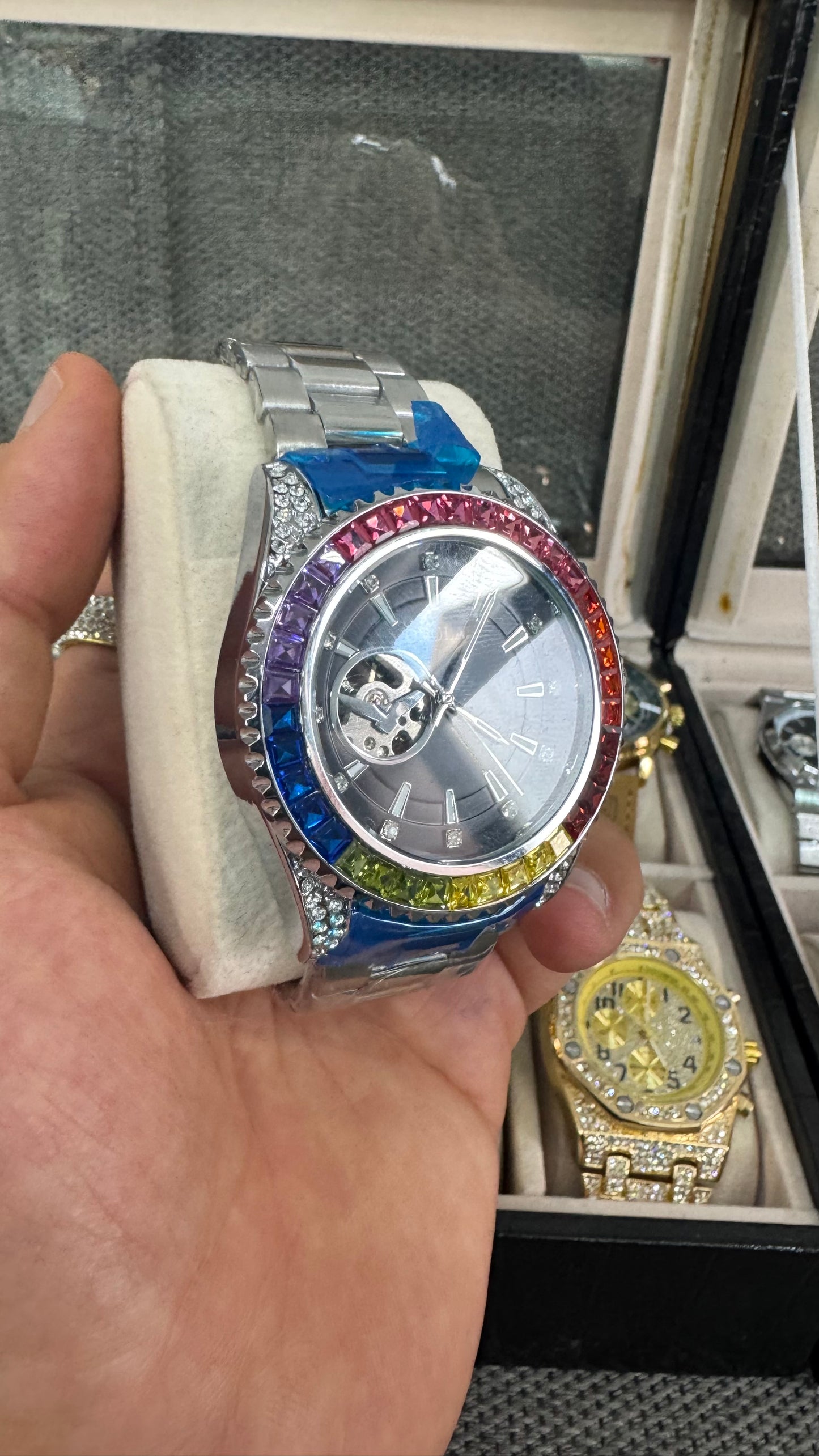 Orologio acciaio argento automatico *29