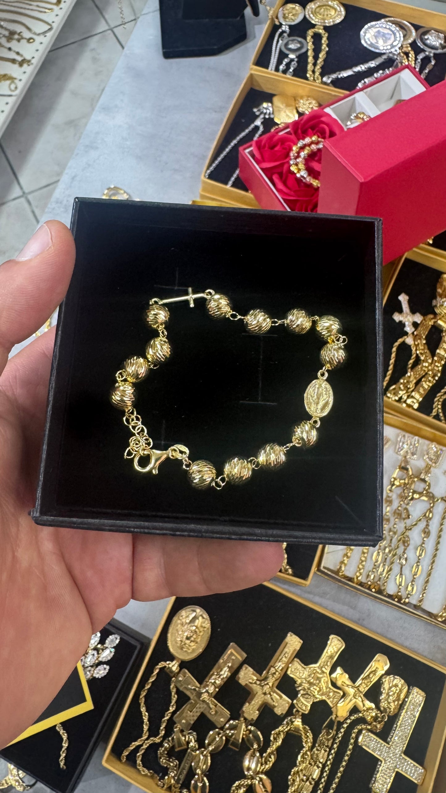 Bracciale Rosario Argento 925 *612