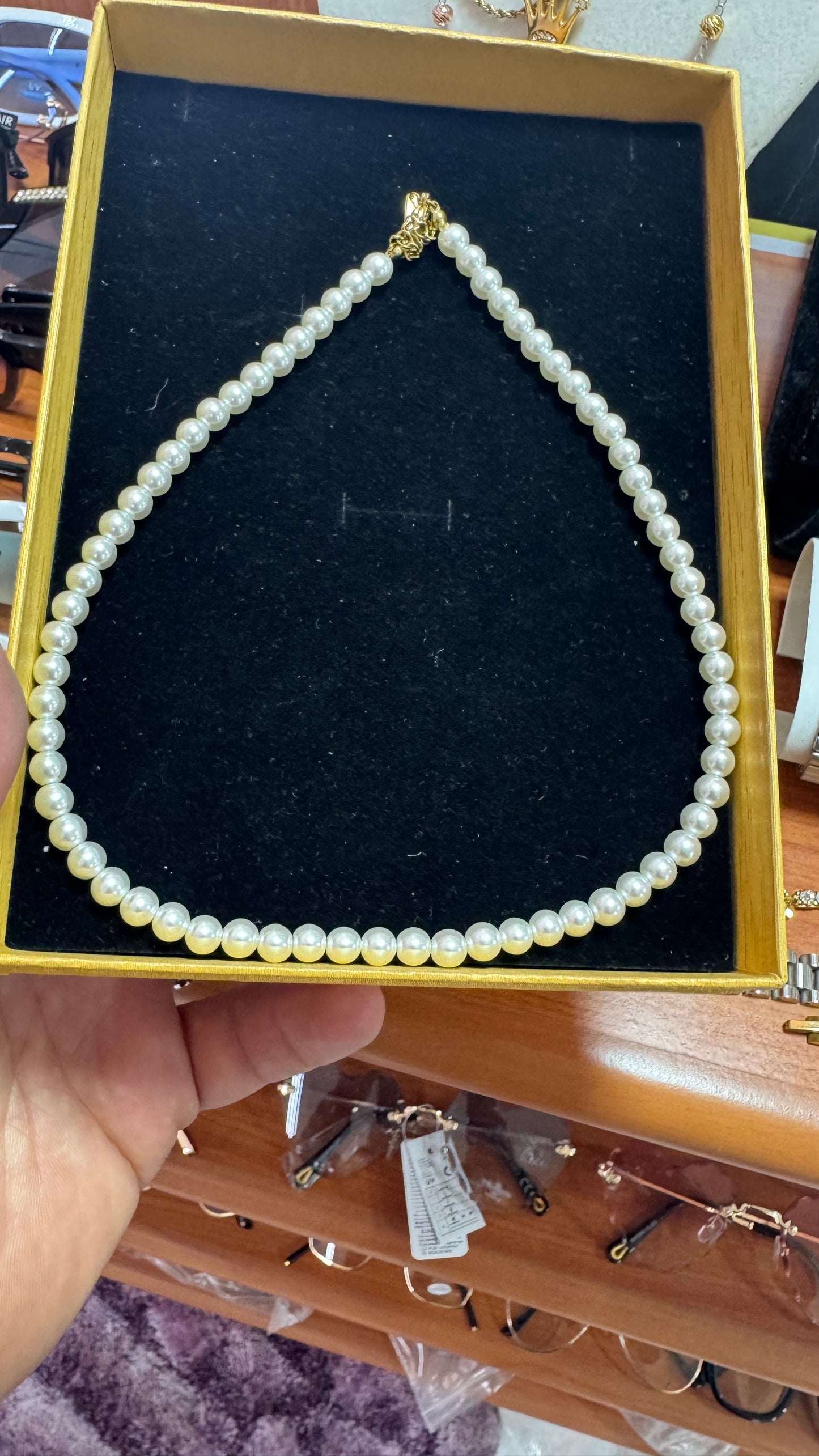Girocollo perla acciaio *239