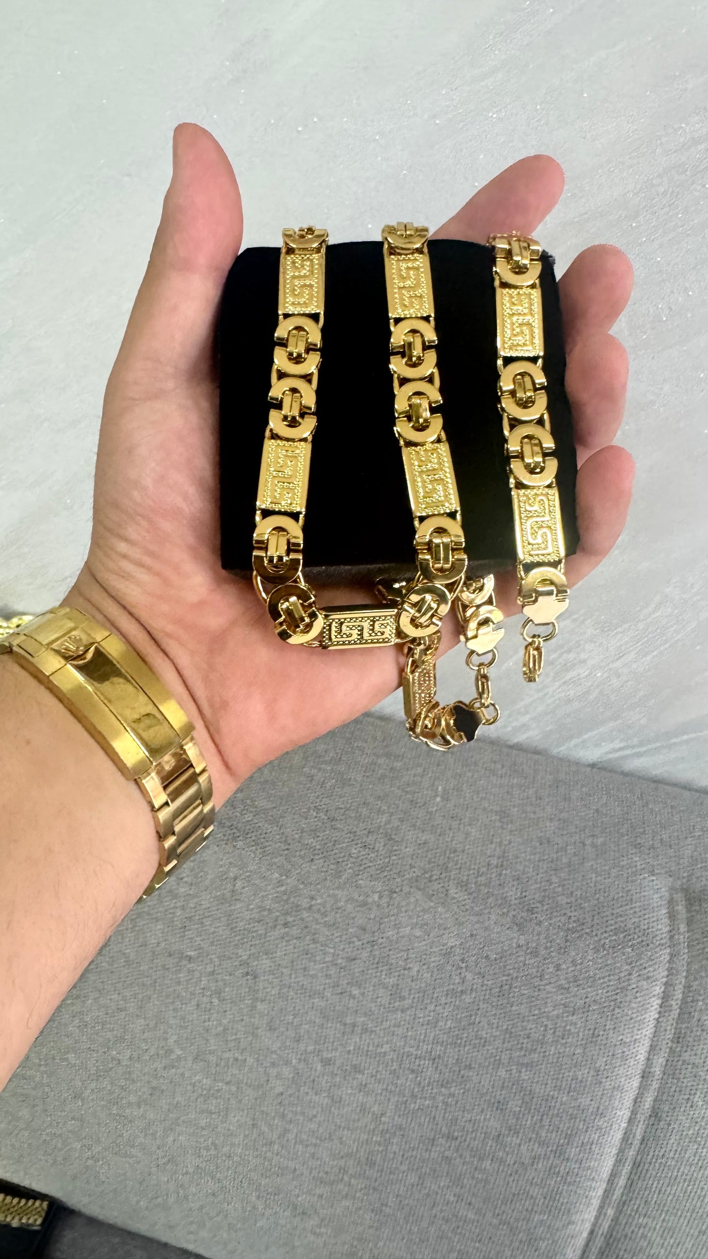 Combo Kit acciaio oro Greca *111
