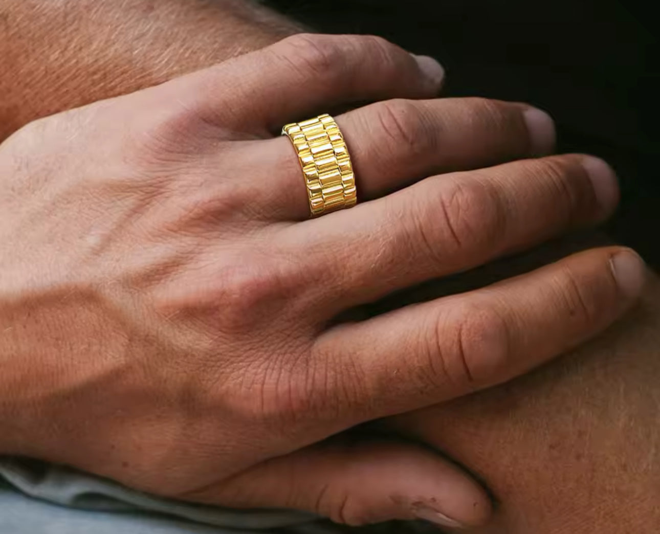 Anello acciaio Role. *11