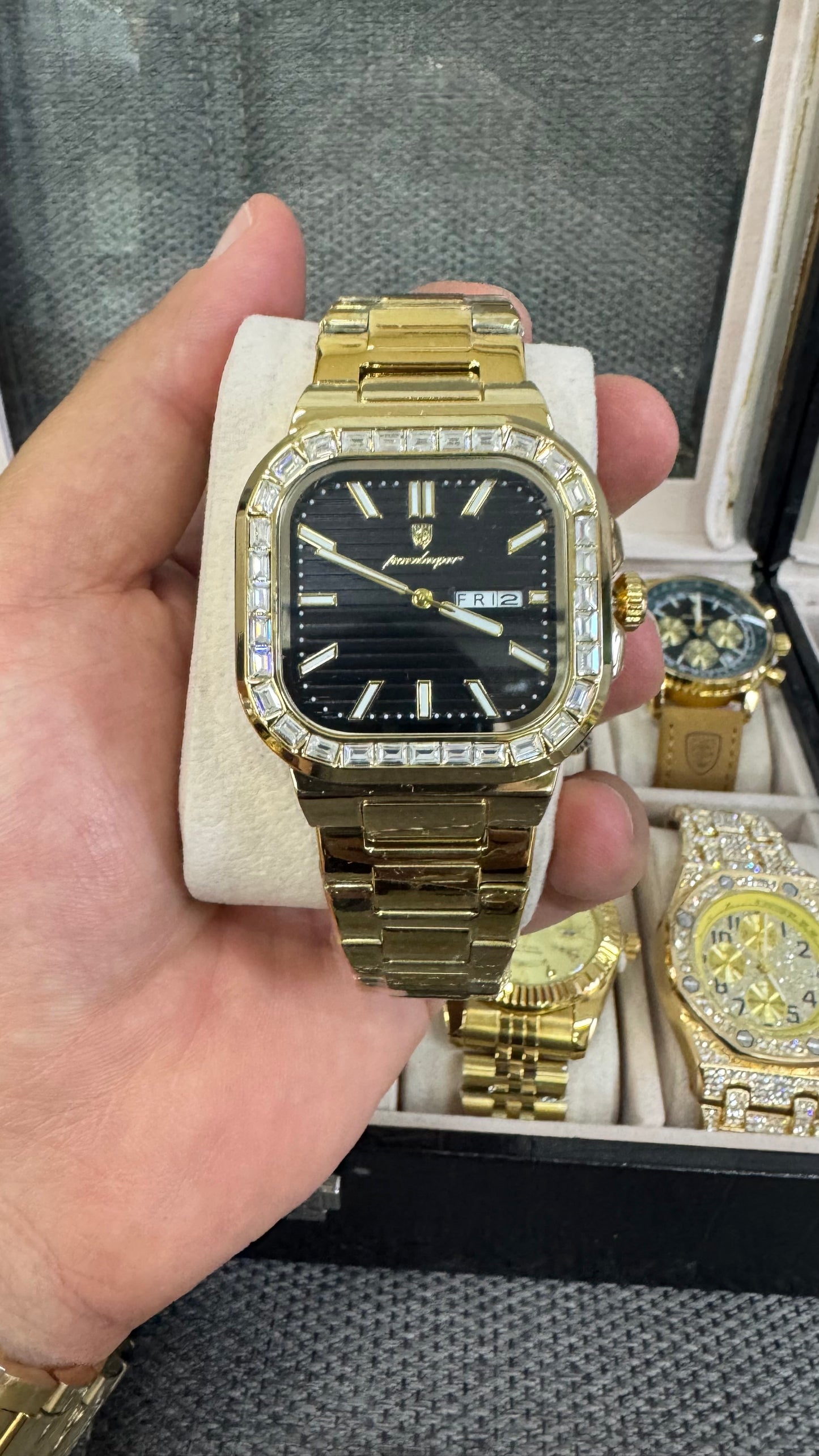 Orologio acciaio oro *24