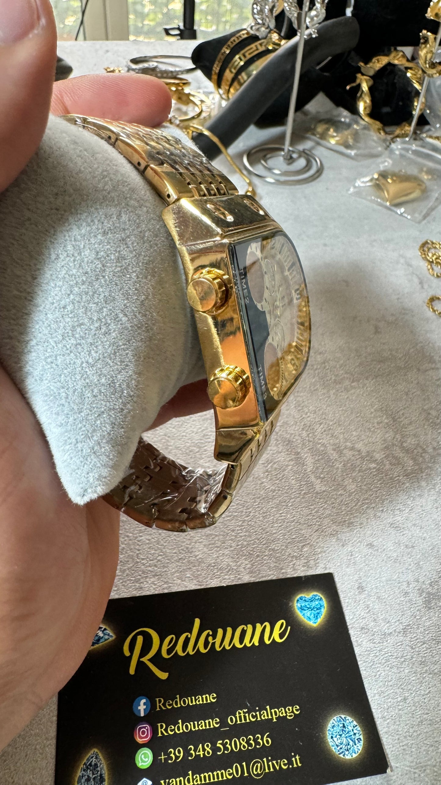 Orologio acciaio oro *02