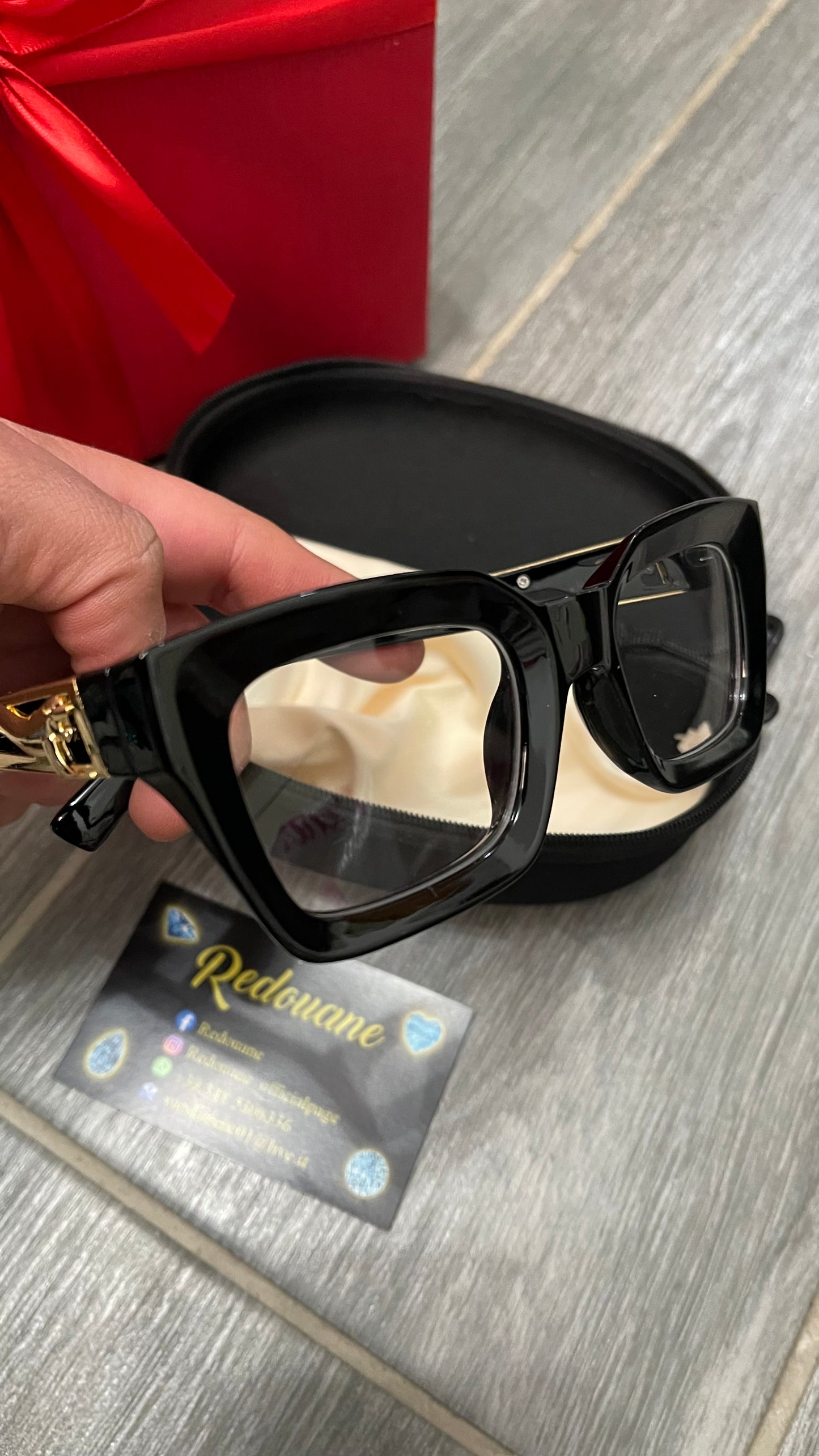 Occhiali trasparenti unisex *17