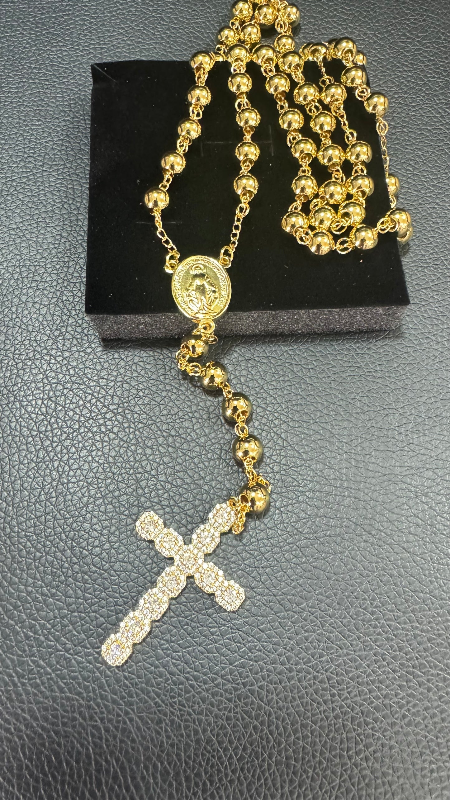 Rosario acciaio oro*16