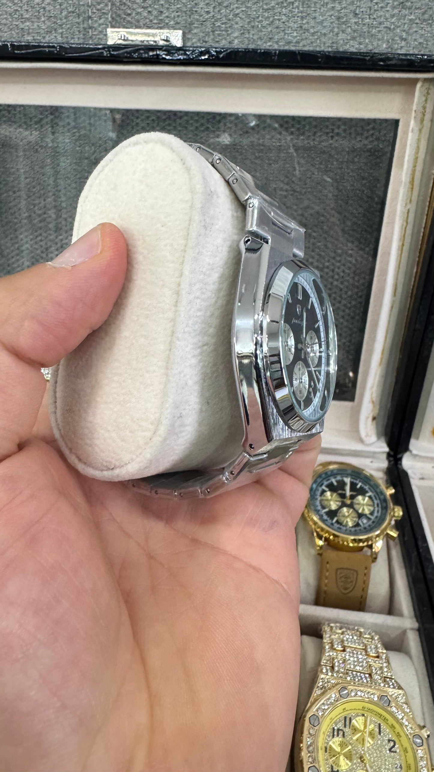 Orologio acciaio argento *23