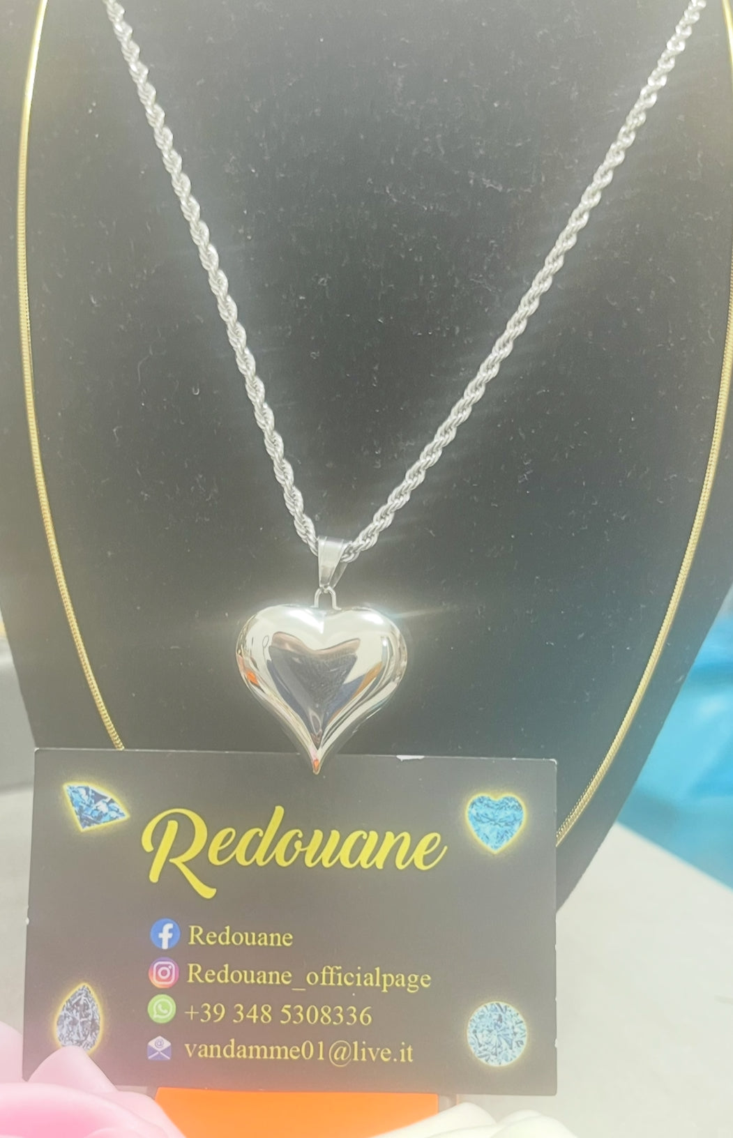 Collana donna con cuore*26