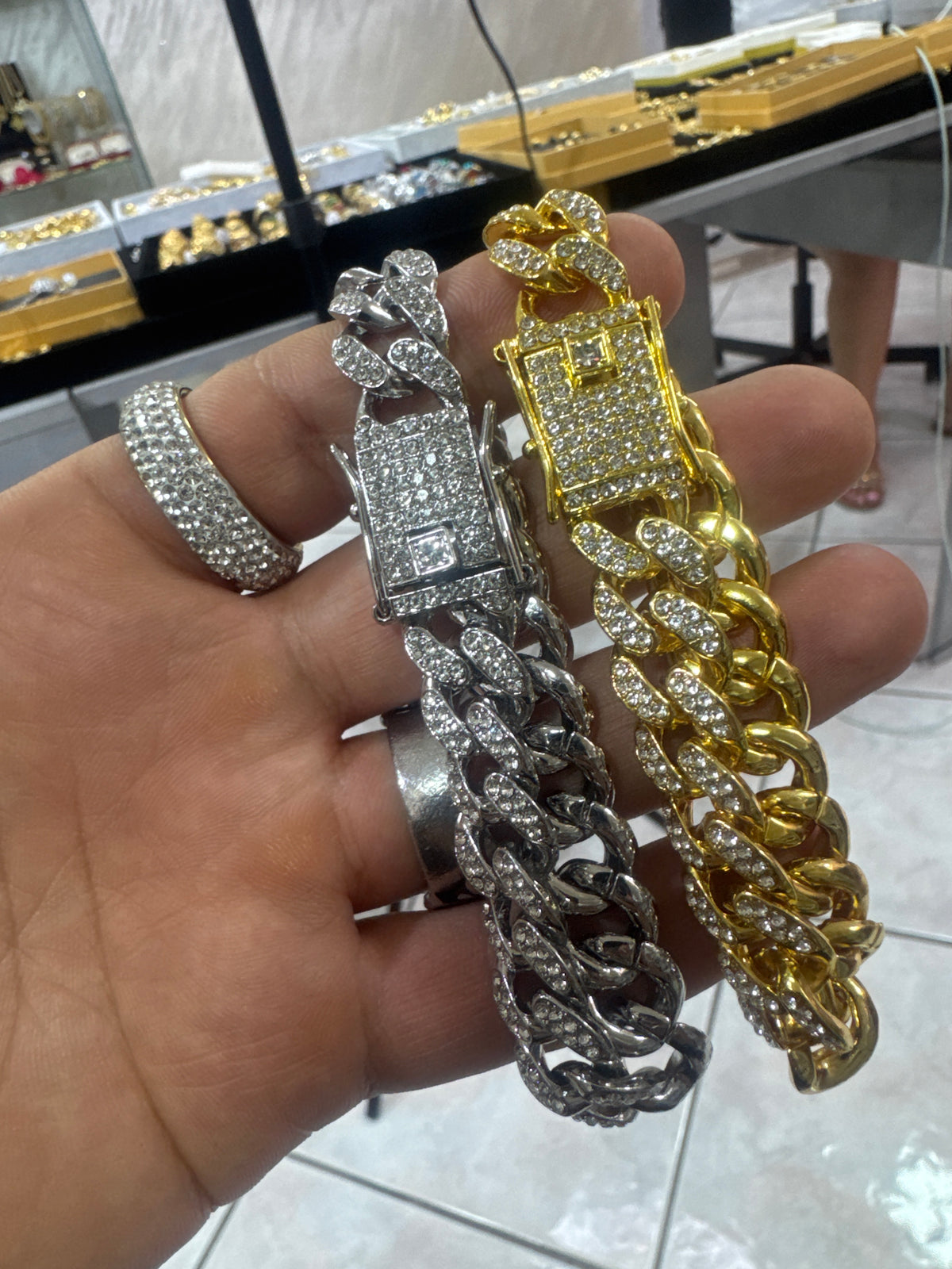 Bracciale cubano Diamond *25