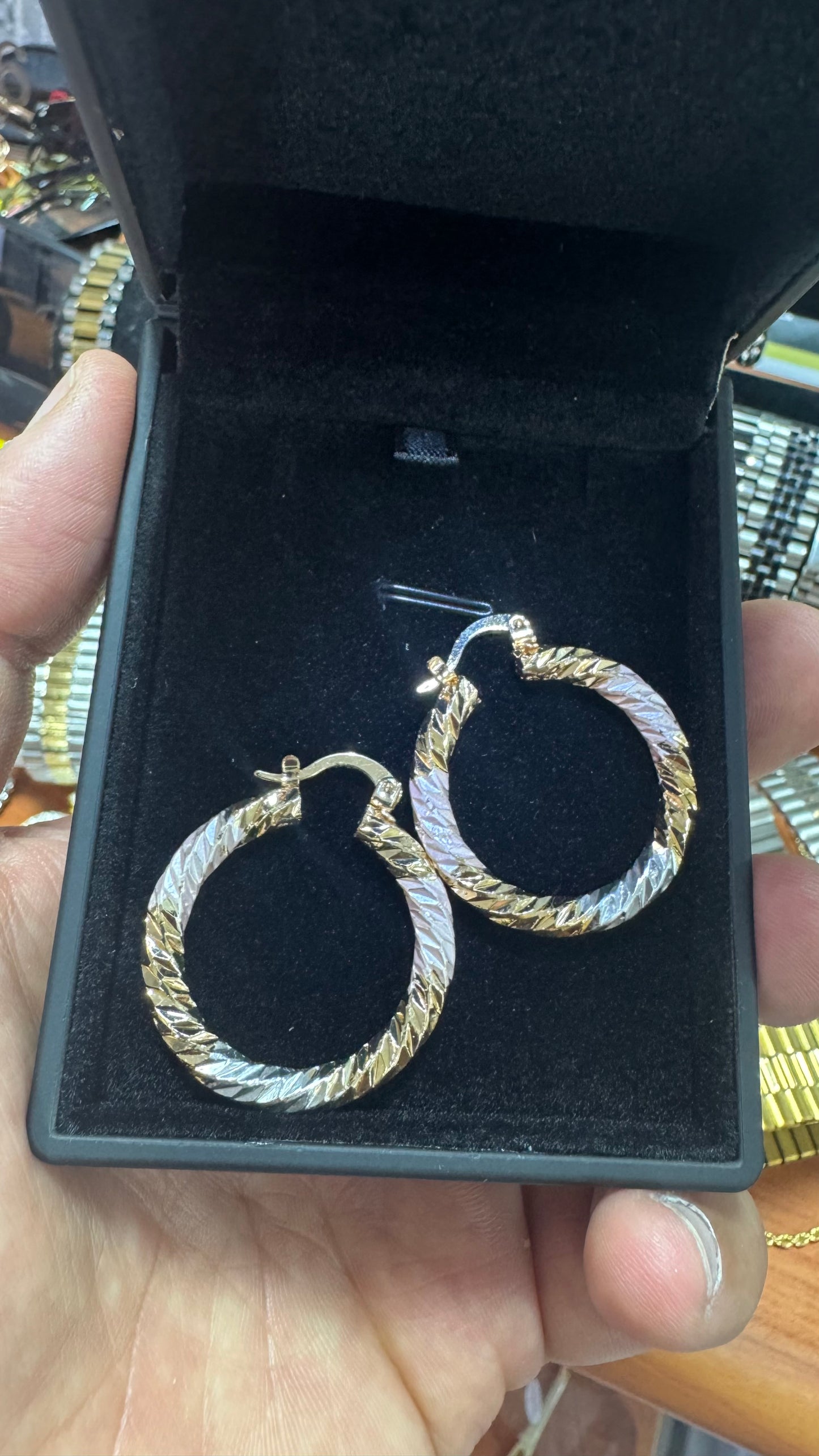 Orecchini intrecciati donna *42