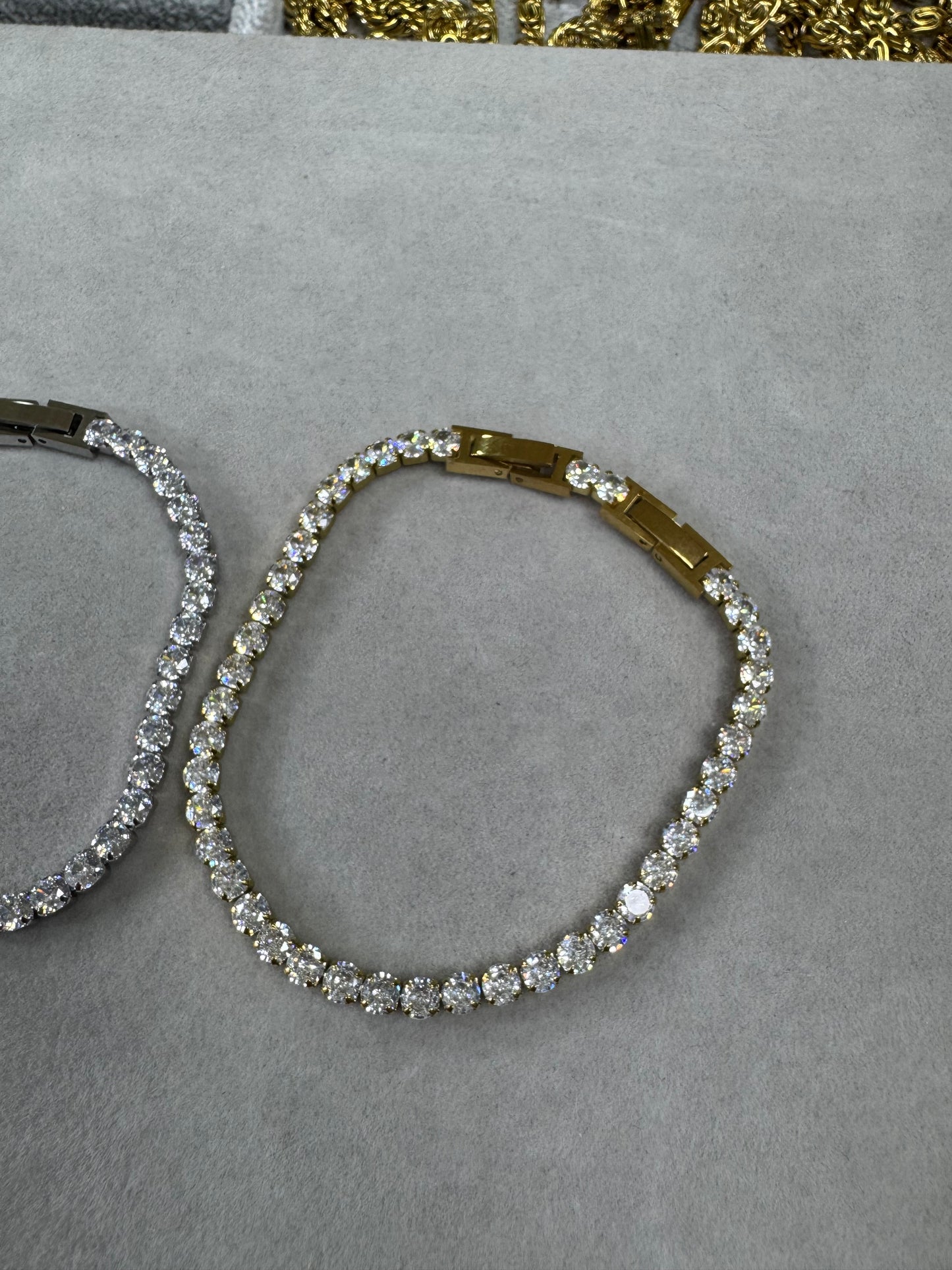Bracciale tennis acciaio inox *70