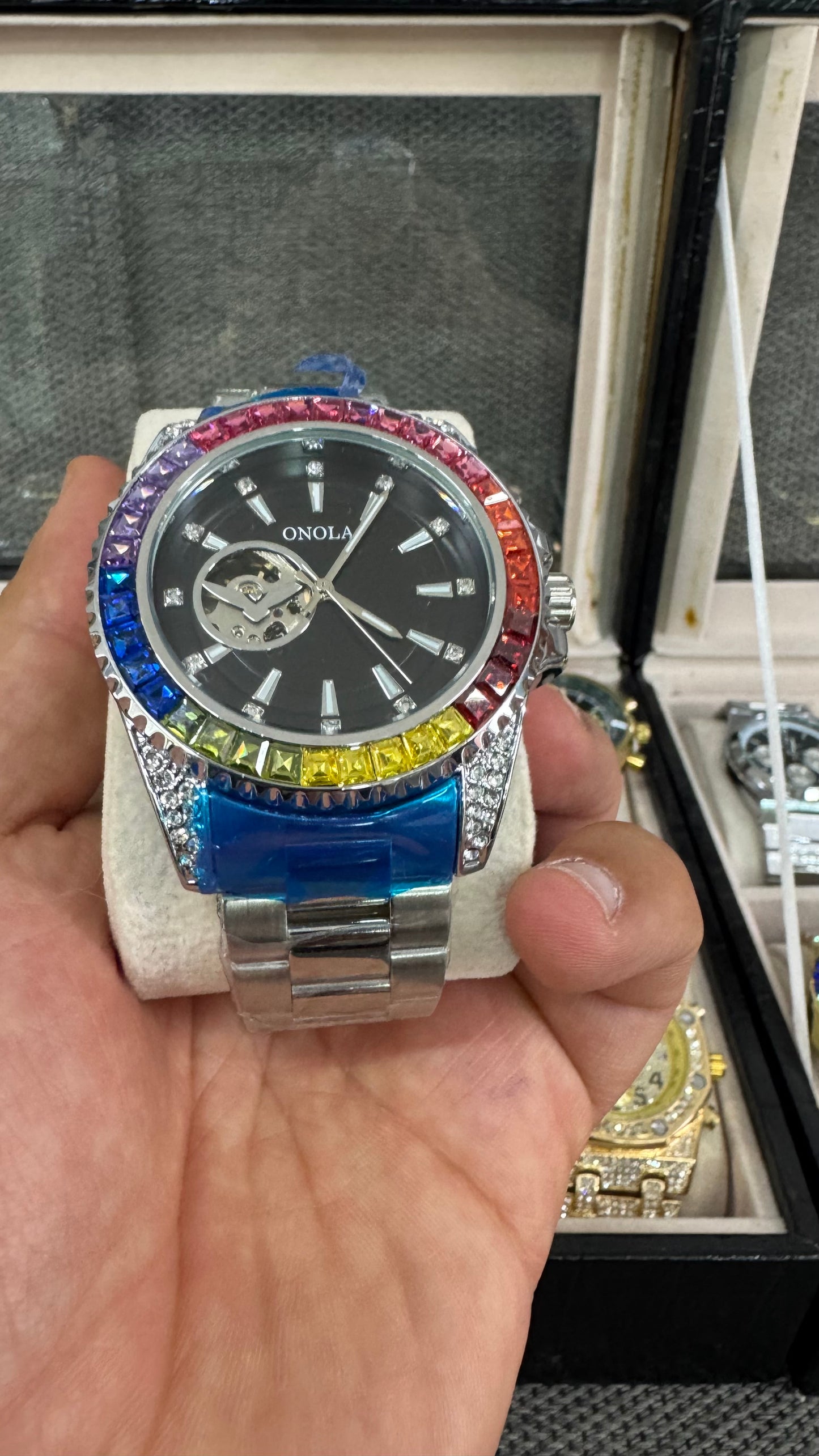Orologio acciaio argento automatico *29
