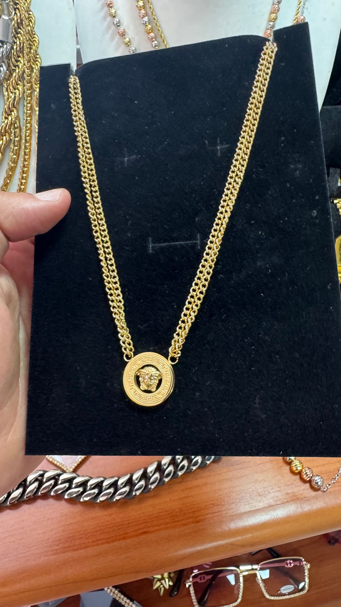 Collana girocollo acciaio *14