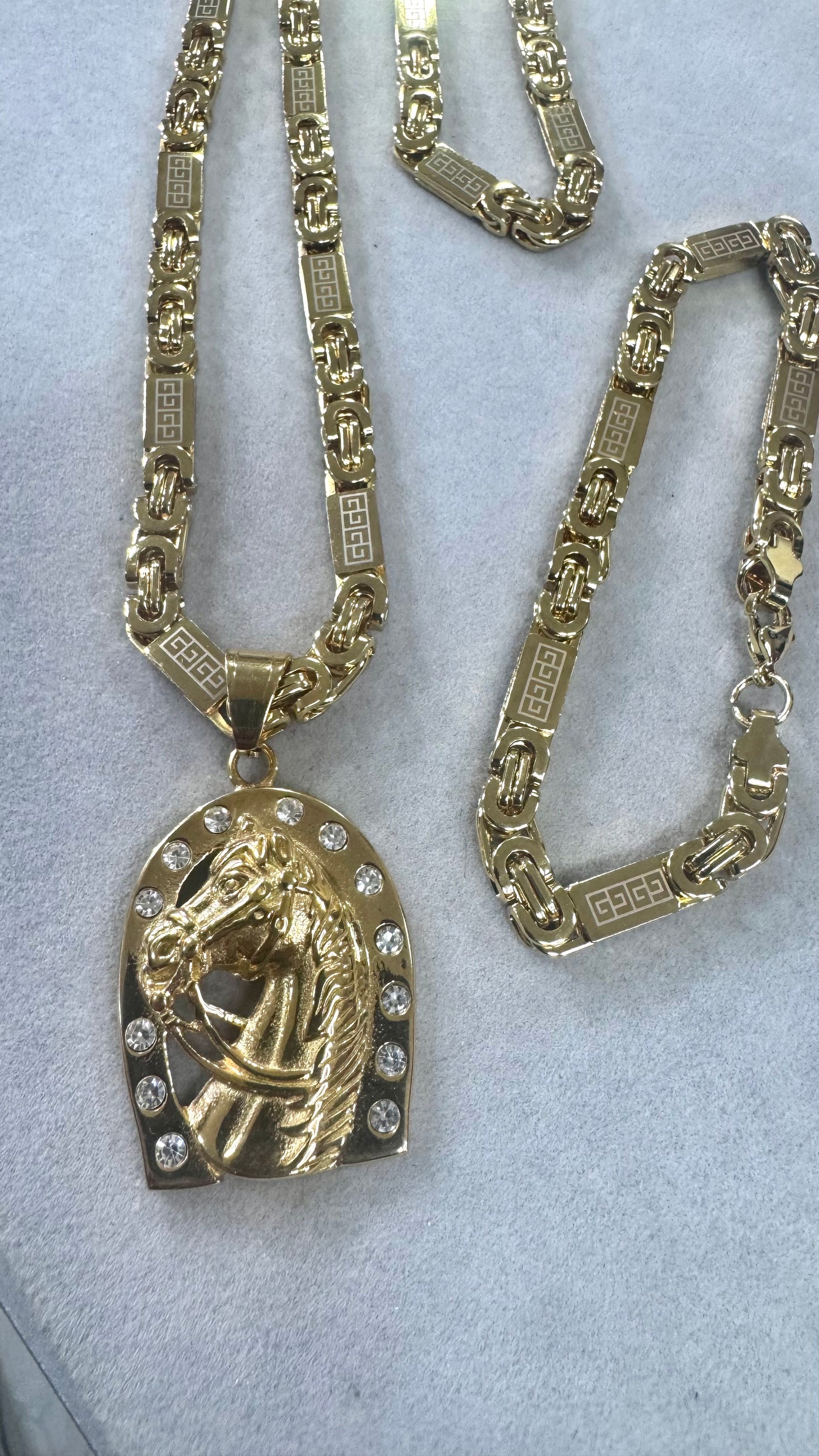 combo kit cavallo Acciaio oro*196