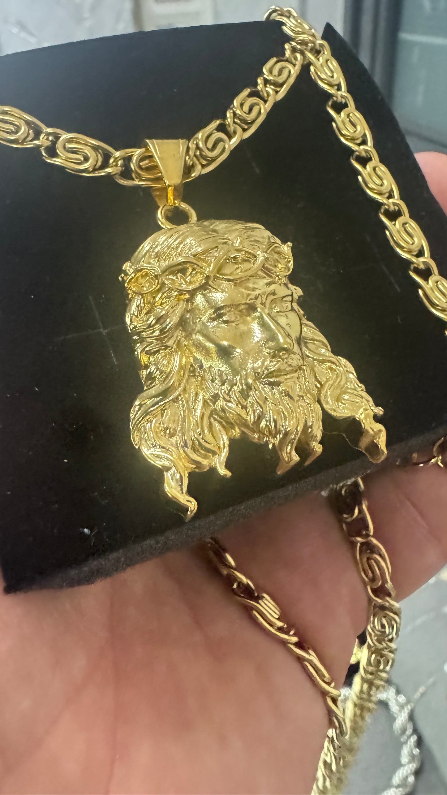 Combo kit Gesù acciaio oro *132