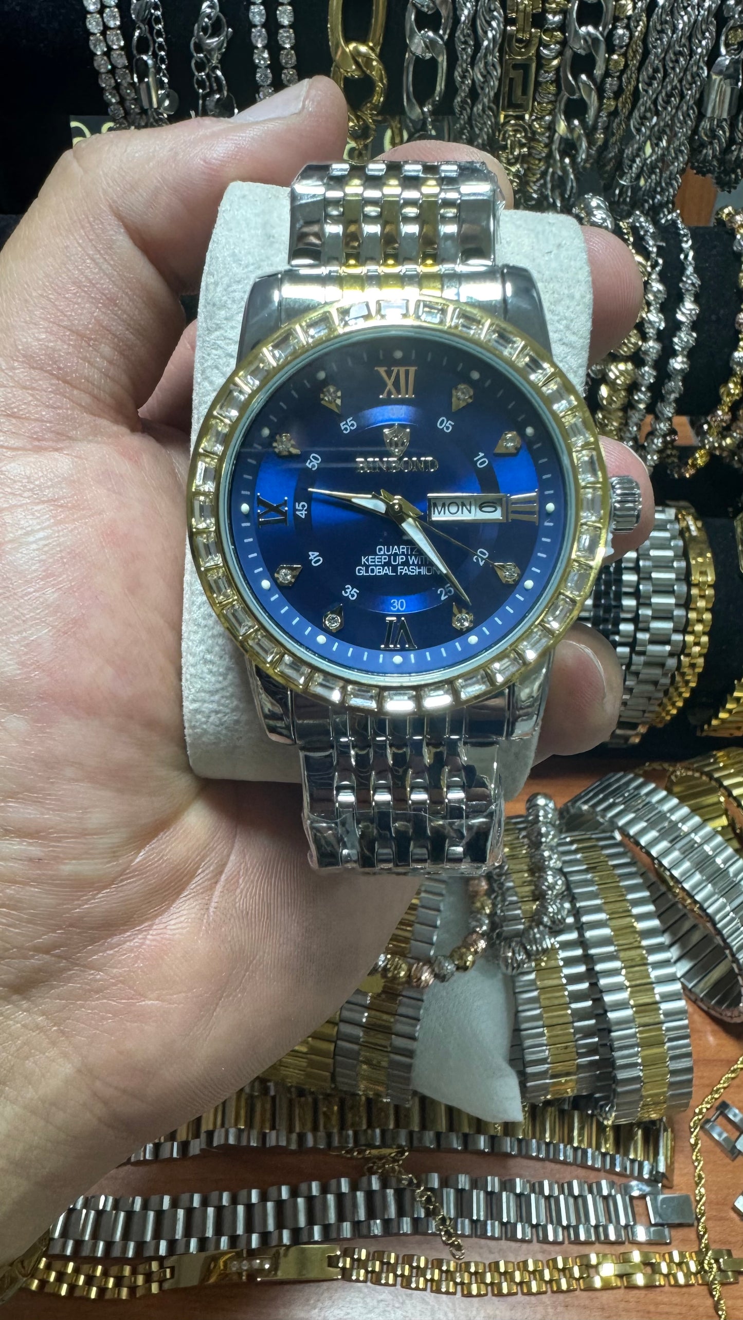 Orologio acciaio oro *20