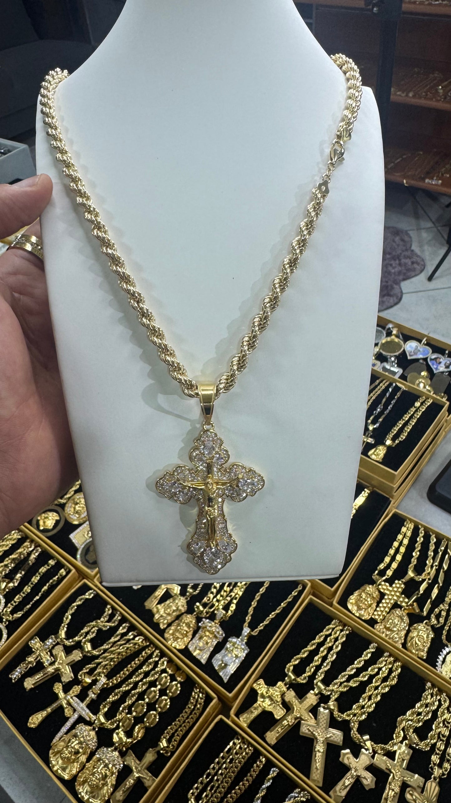 Collana Argento 925 croce RIO *618