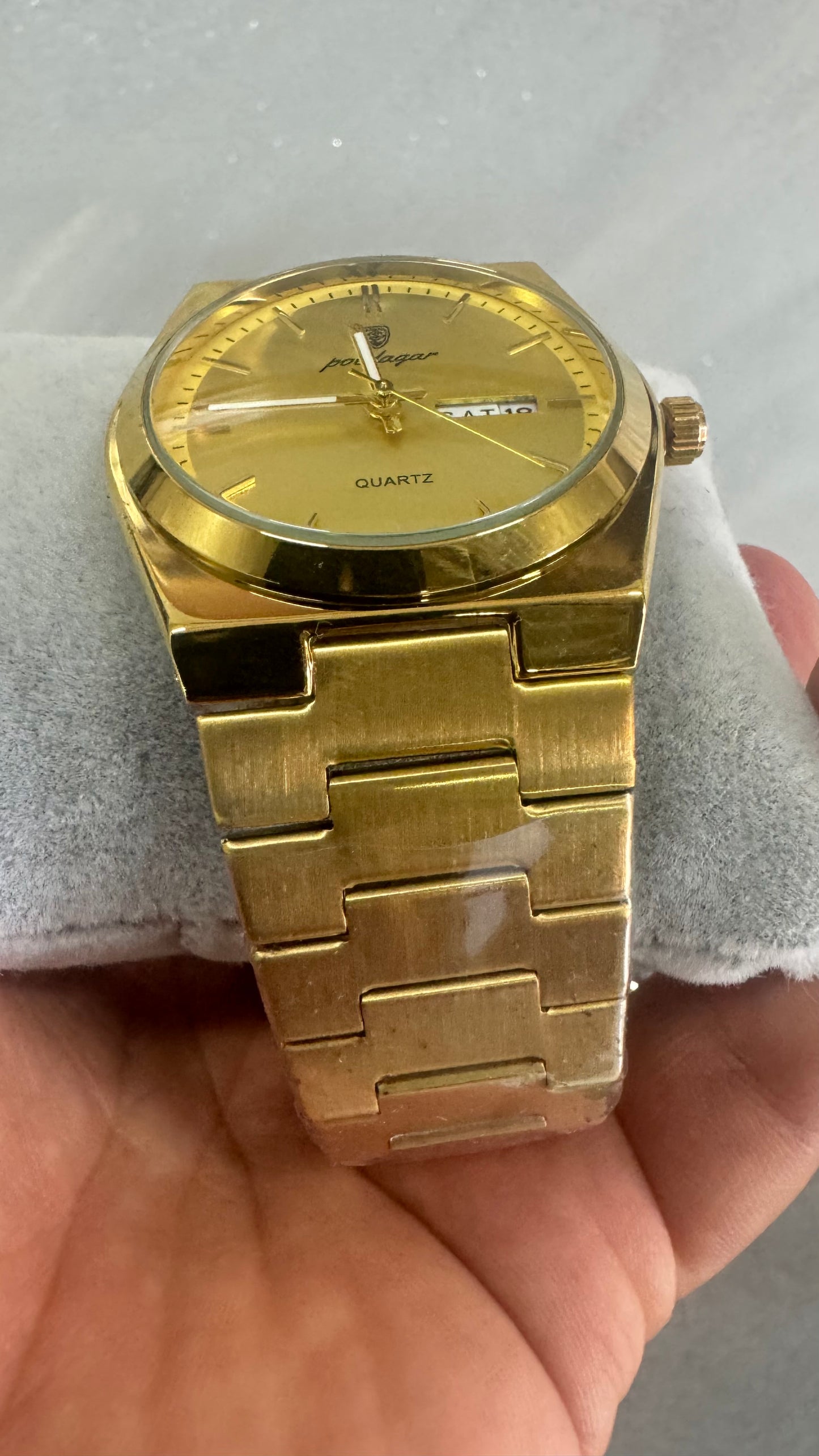 Orologio acciaio oro *32