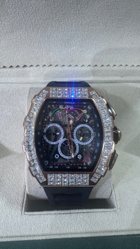 Orologio acciaio oro *34