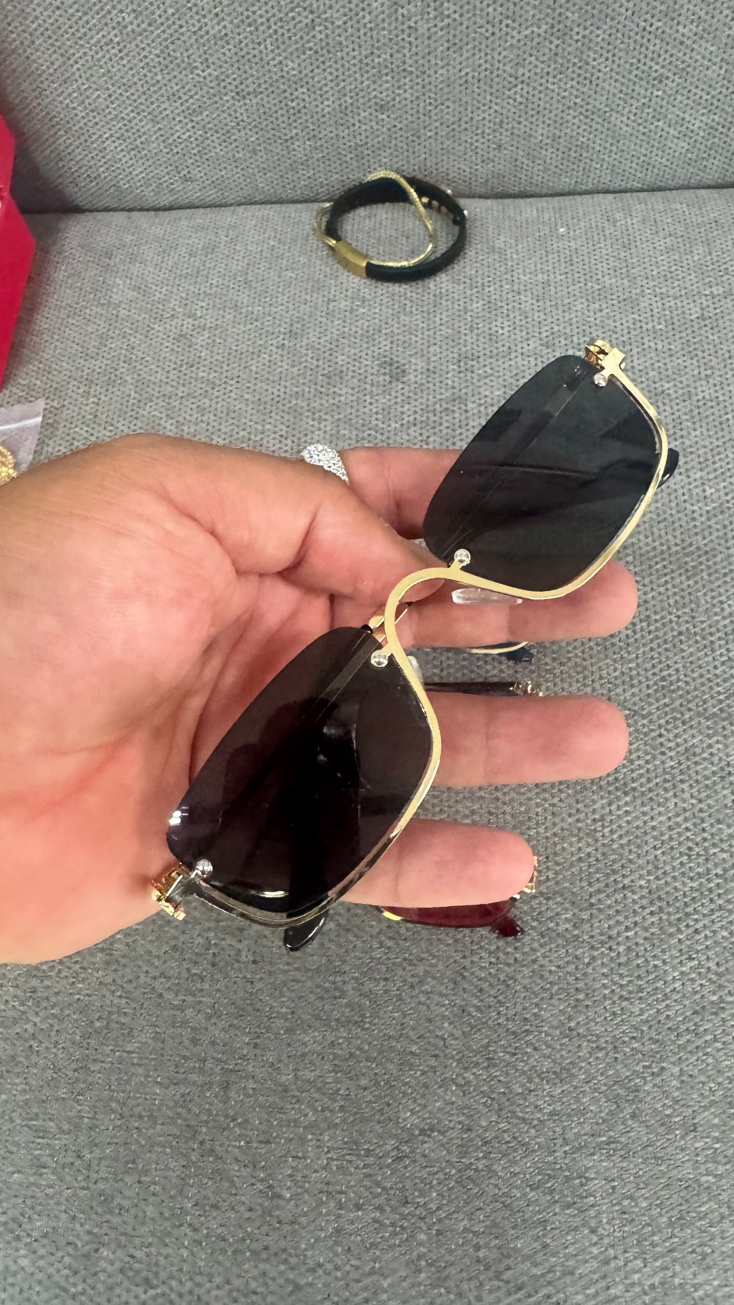 Occhiali nero unisex *55