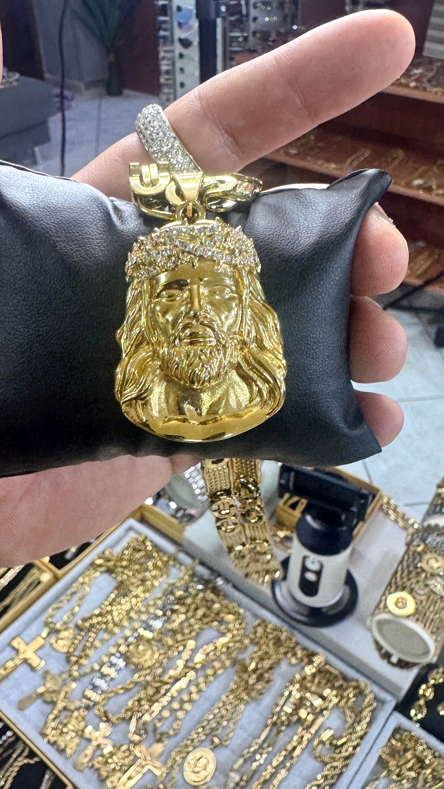 combo kit Gesù Acciaio oro*174