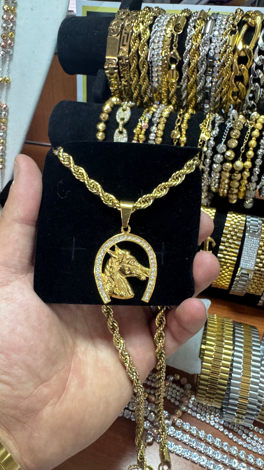 Combo kit oro acciaio cavallo*54