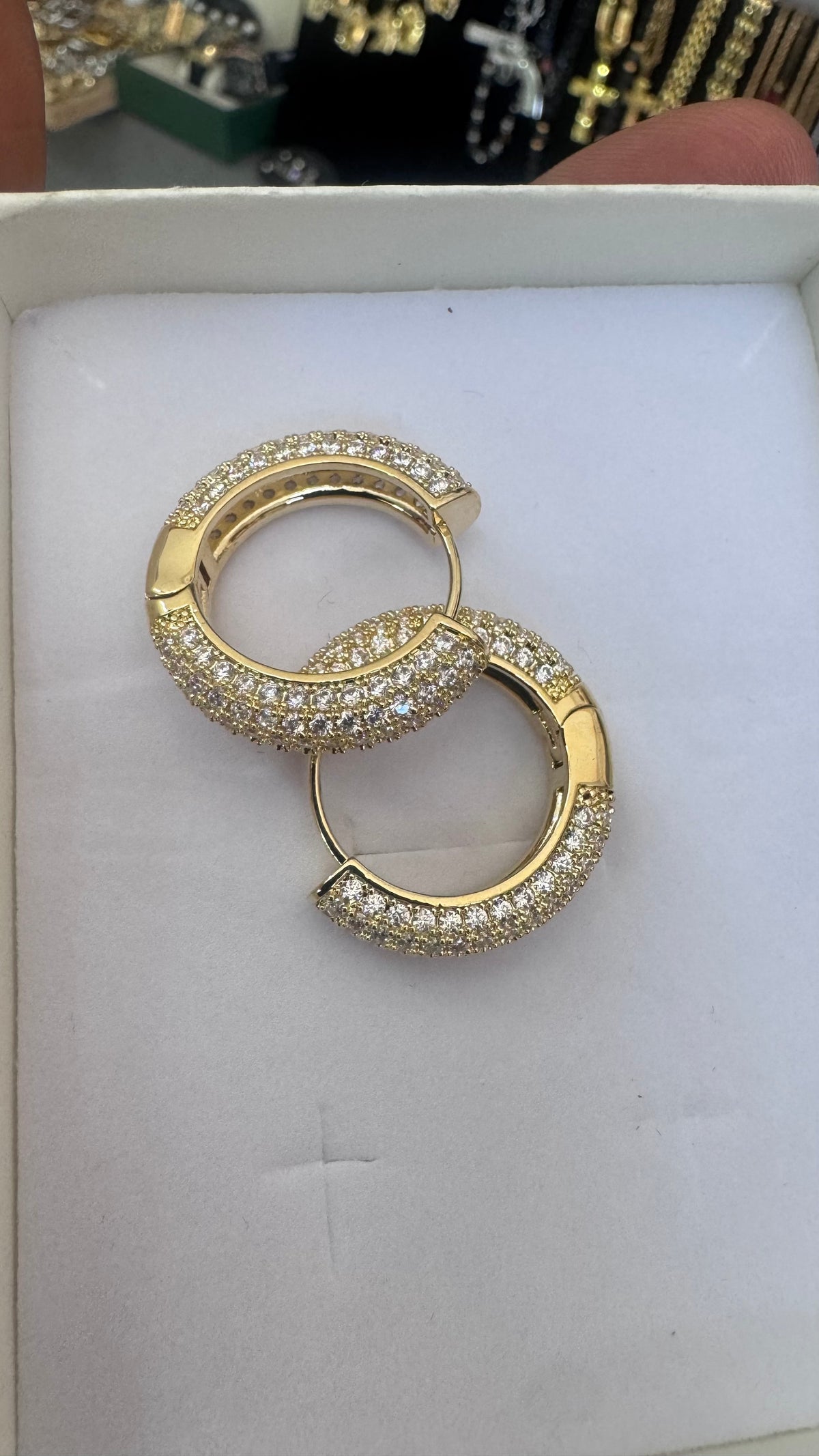 Orecchini con brillantini*449966